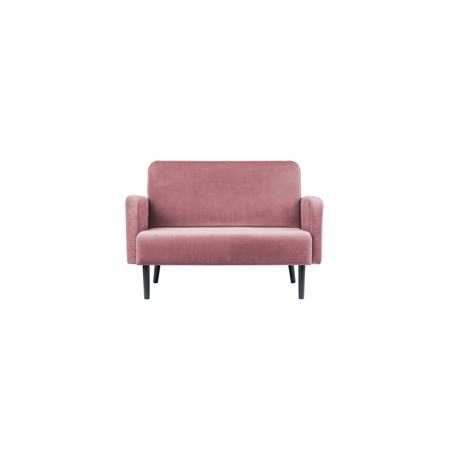 Paperflow Sofa easyChair LISBOA 124 x 83 x 81,5 cm (B x H x T) Samt (100 % Polyester) rose