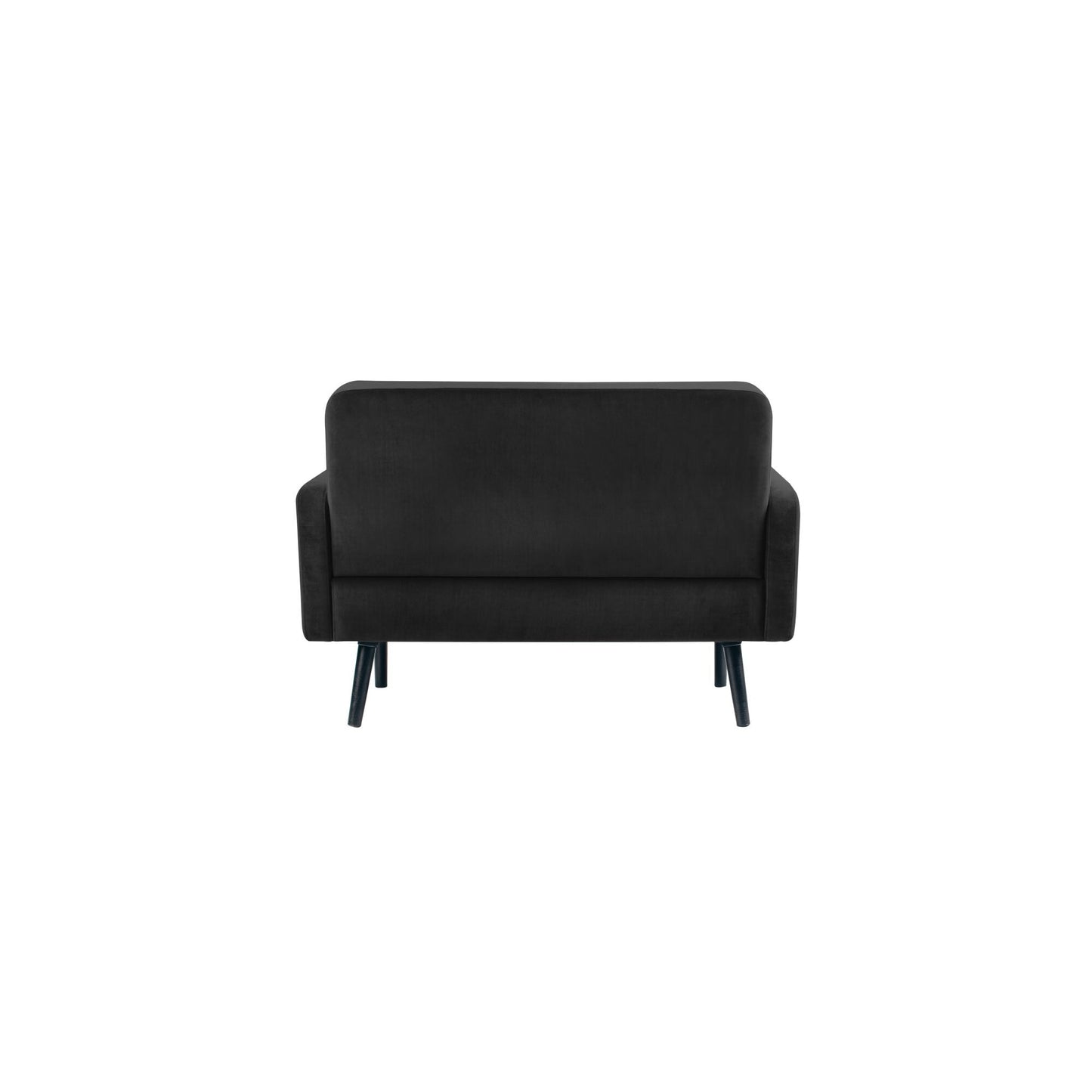 Paperflow Sofa easyChair LISBOA 124 x 83 x 81,5 cm (B x H x T) Samt (100 % Polyester) schwarz