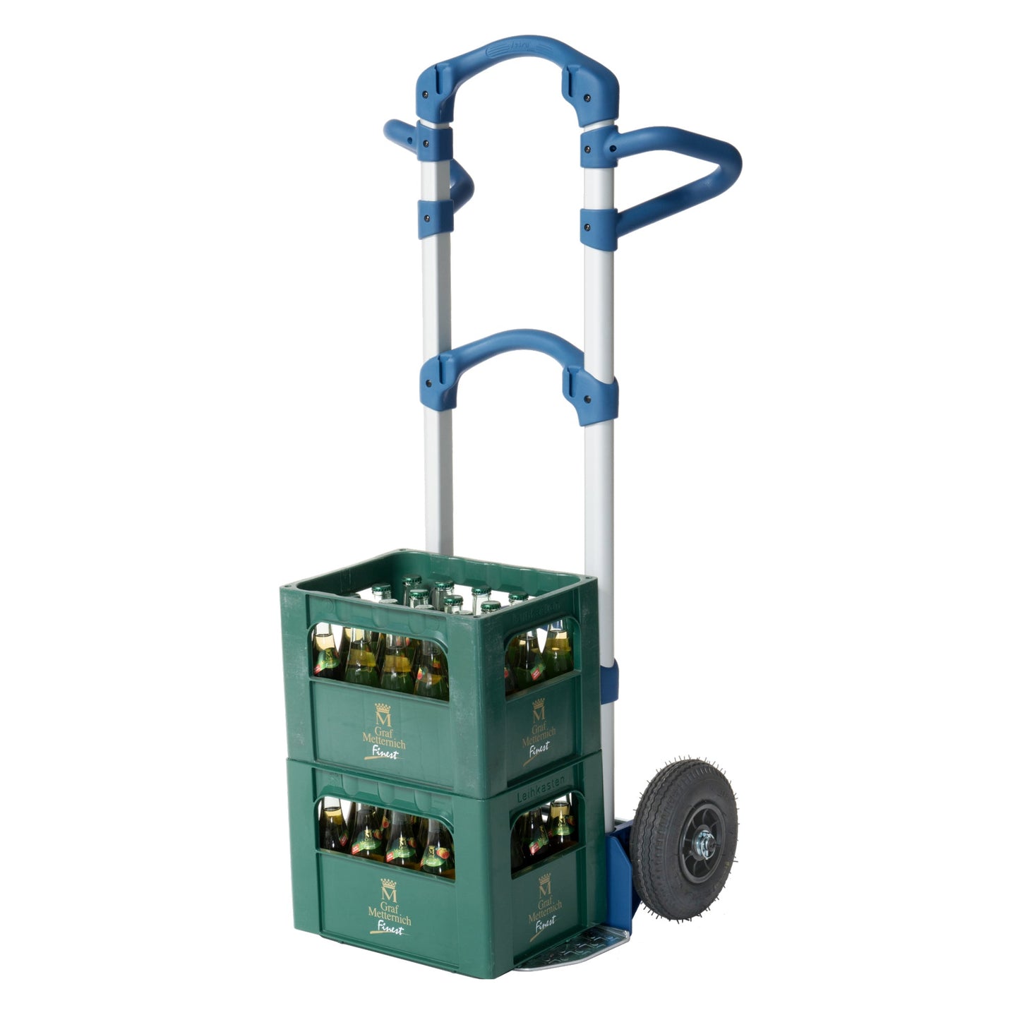 Fetra Sackkarre Wuppi 57 x 125 x 44,5 cm (B x H x L) 200kg Aluminium blau