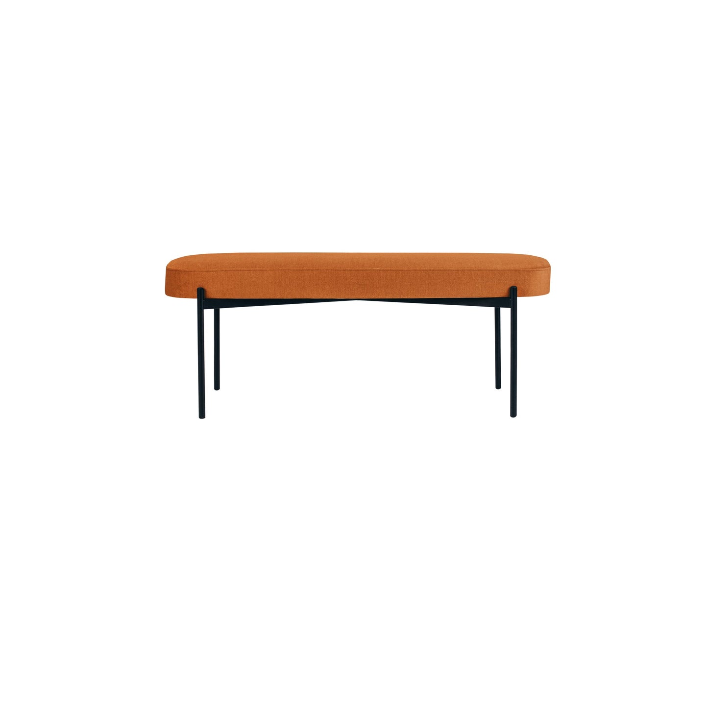 Paperflow Sitzbank GAIA 118 x 45,5 x 42 cm (B x H x T) Werkstoff des Bezuges: Stoff (100 % Polyester) Material der Sitzfläche: Spanplatte rost