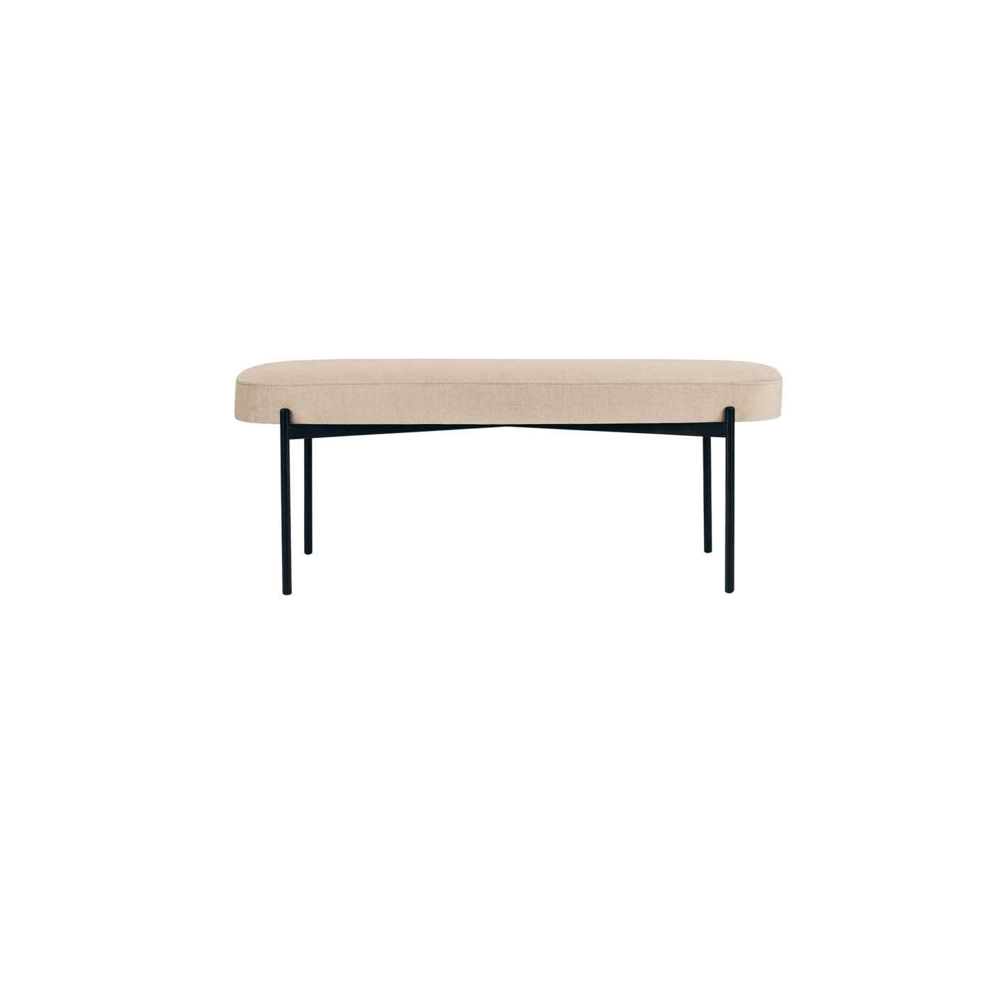 Paperflow Sitzbank GAIA 118 x 45,5 x 42 cm (B x H x T) Werkstoff des Bezuges: Stoff (100 % Polyester) Material der Sitzfläche: Spanplatte elfenbein