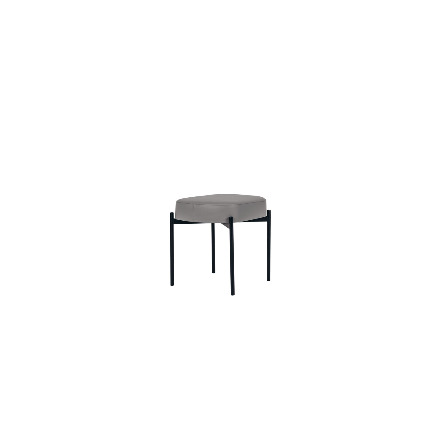 Paperflow Sitzbank GAIA 49 x 45,5 x 38 cm (B x H x T) Werkstoff des Bezuges: Kunstleder (79 % PVC, 21 % PES) Material der Sitzfläche: Spanplatte mausgrau