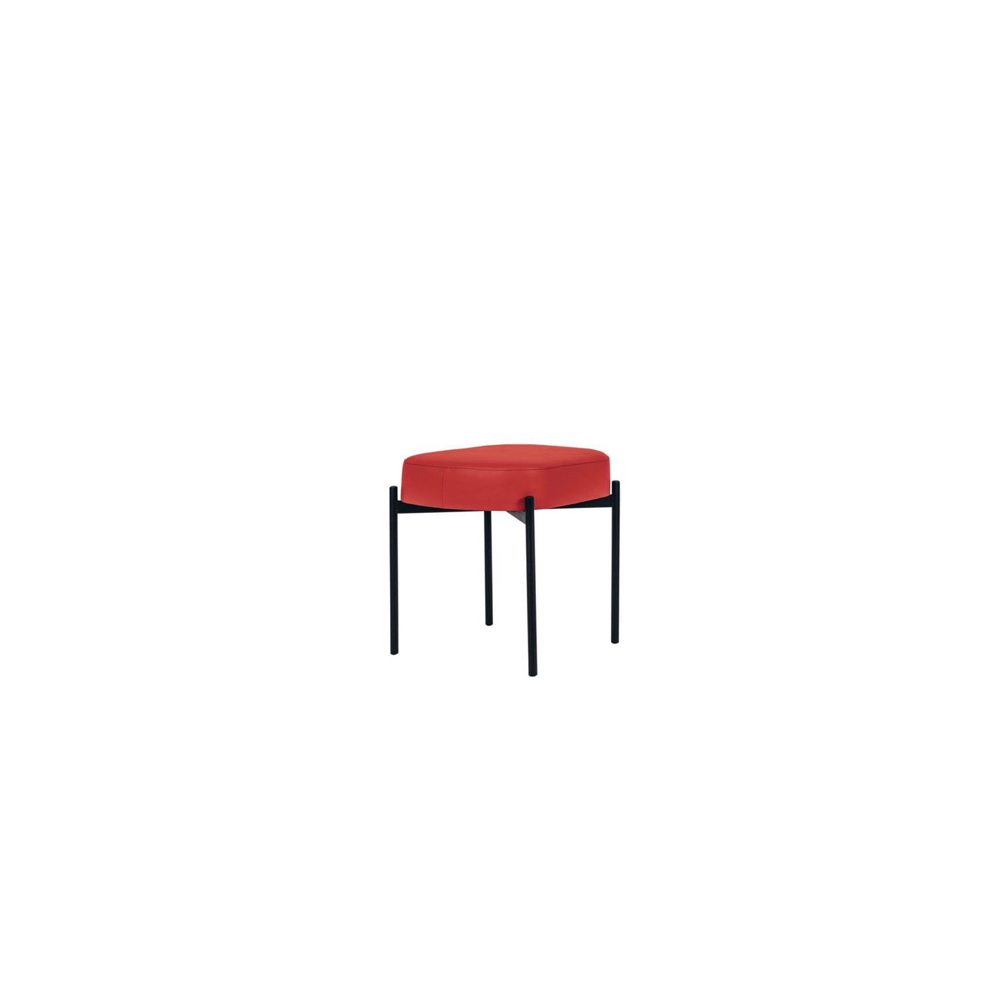 Paperflow Sitzbank GAIA 49 x 45,5 x 38 cm (B x H x T) Werkstoff des Bezuges: Kunstleder (79 % PVC, 21 % PES) Material der Sitzfläche: Spanplatte rot