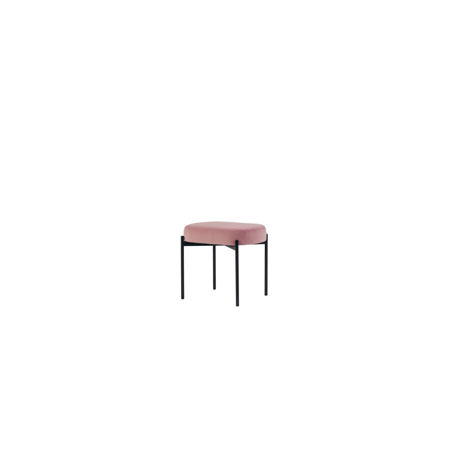 Paperflow Sitzbank GAIA 49 x 45,5 x 38 cm (B x H x T) Werkstoff des Bezuges: Samt (100 % Polyester) Material der Sitzfläche: Spanplatte rose