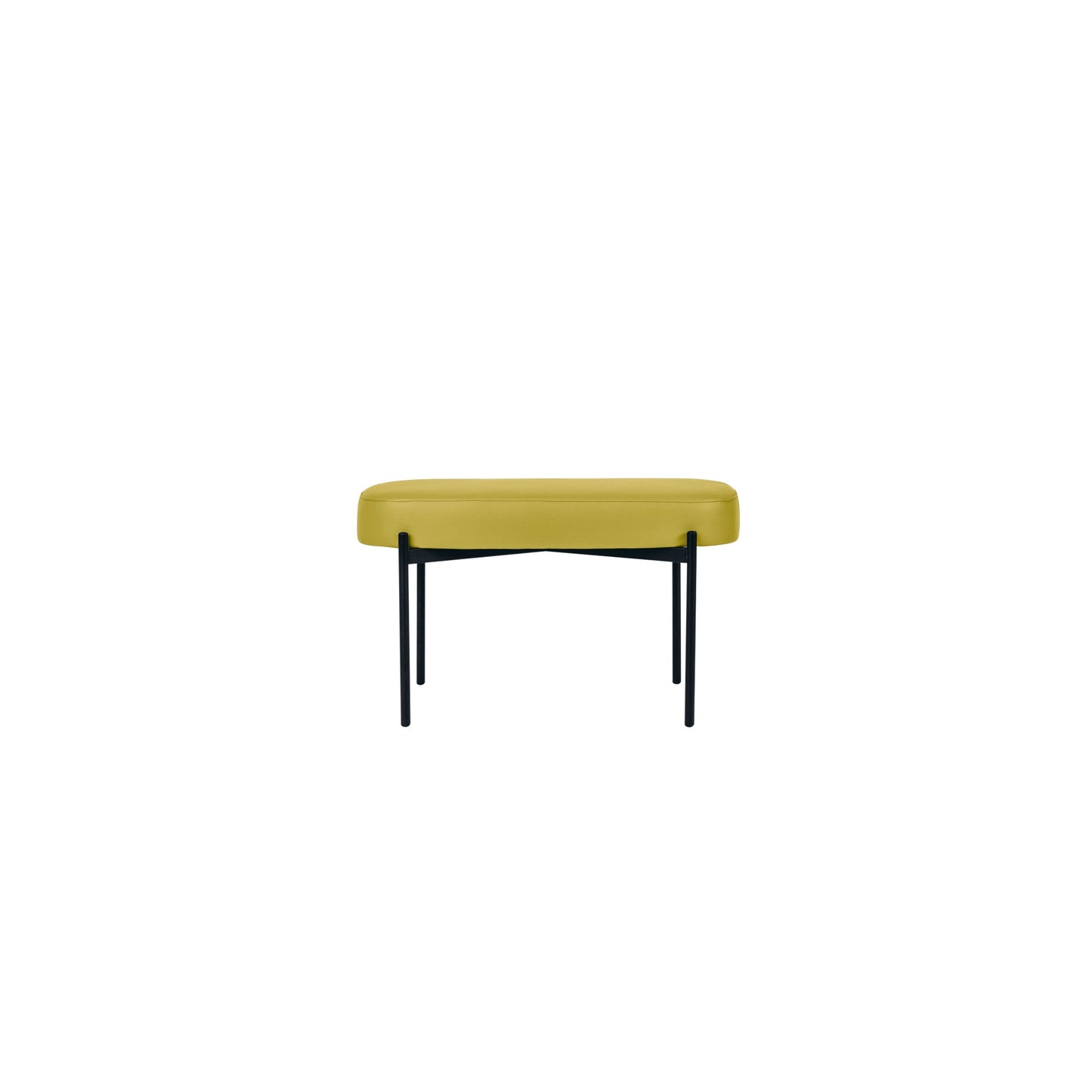 Paperflow Sitzbank GAIA 79 x 45,5 x 42 cm (B x H x T) Werkstoff des Bezuges: Kunstleder (79 % PVC, 21 % PES) Material der Sitzfläche: Spanplatte grün