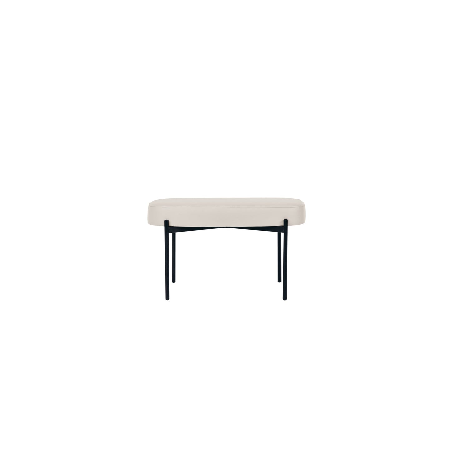 Paperflow Sitzbank GAIA 79 x 45,5 x 42 cm (B x H x T) Werkstoff des Bezuges: Kunstleder (79 % PVC, 21 % PES) Material der Sitzfläche: Spanplatte weiß