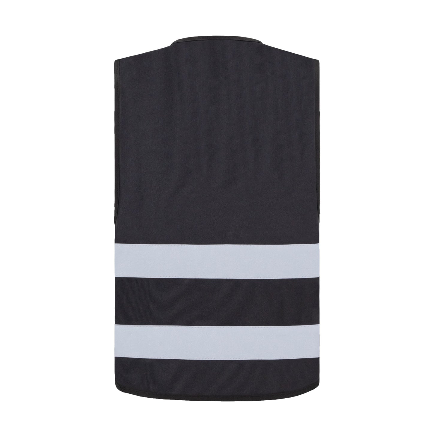 korntex Warnweste Dortmund S reflektierend Klettverschlüsse 100 % Polyester schwarz