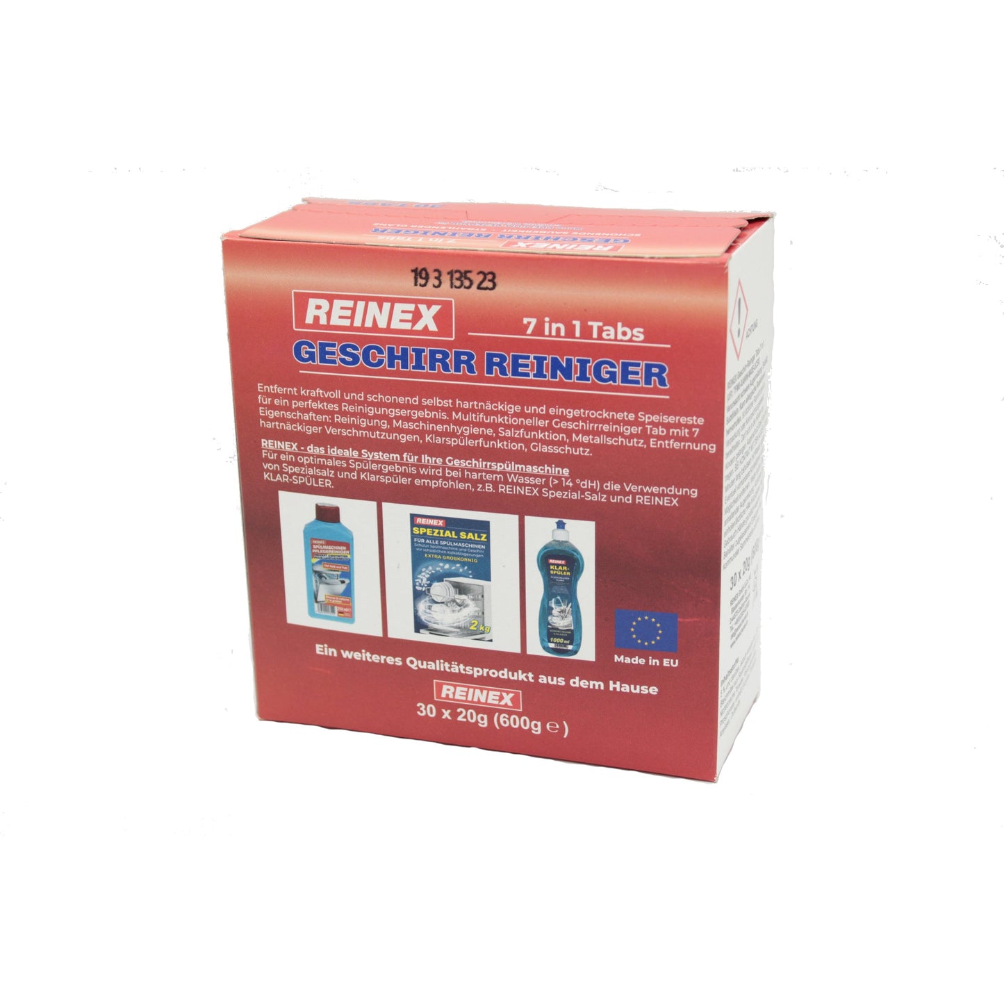 REINEX Spülmaschinentabs 7 in 1 Zitrone 30 St./Pack.