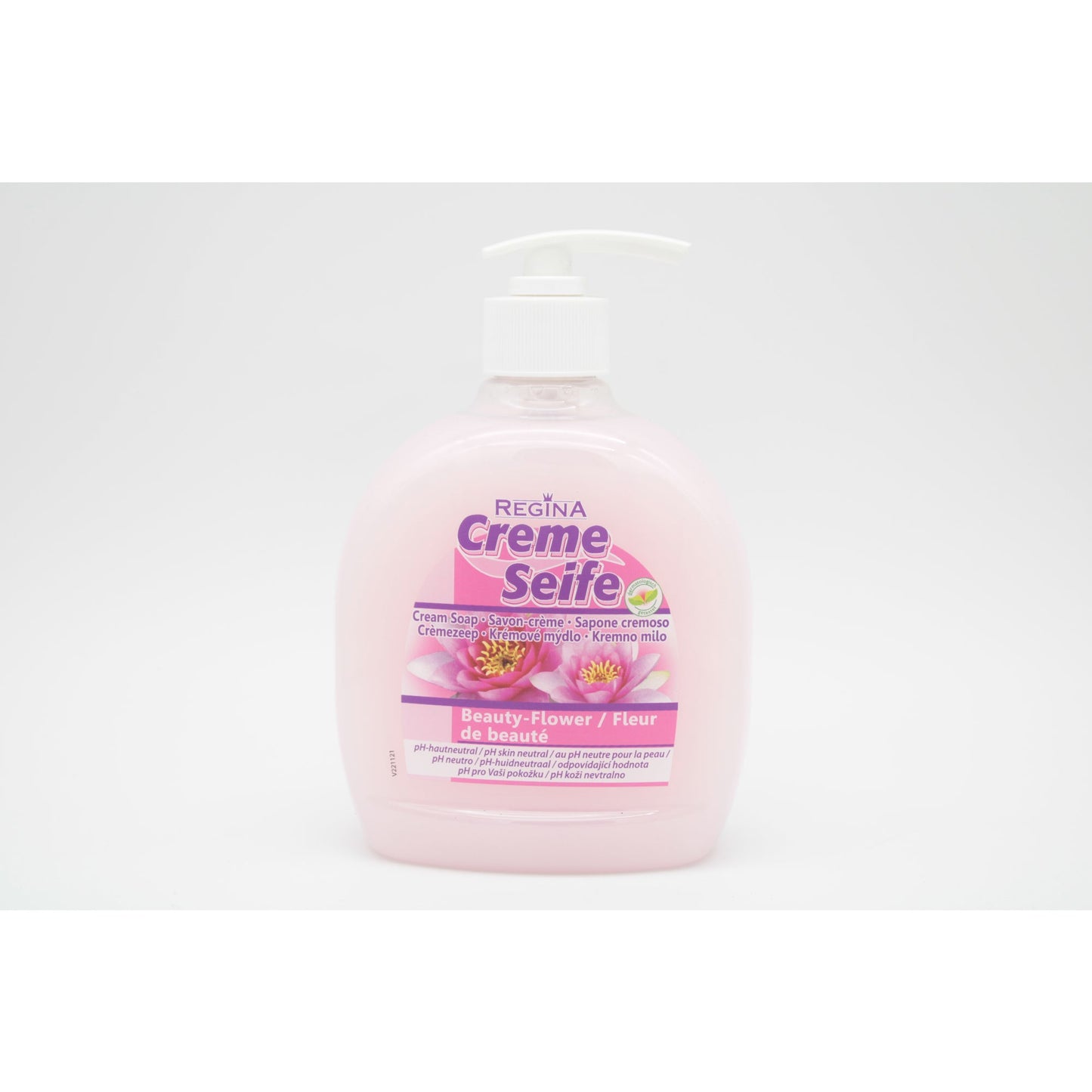 Regina Flüssigseife Beauty Flower Ausführung des Behälters: Pumpflasche Material des Behälters: Kunststoff 0,5l