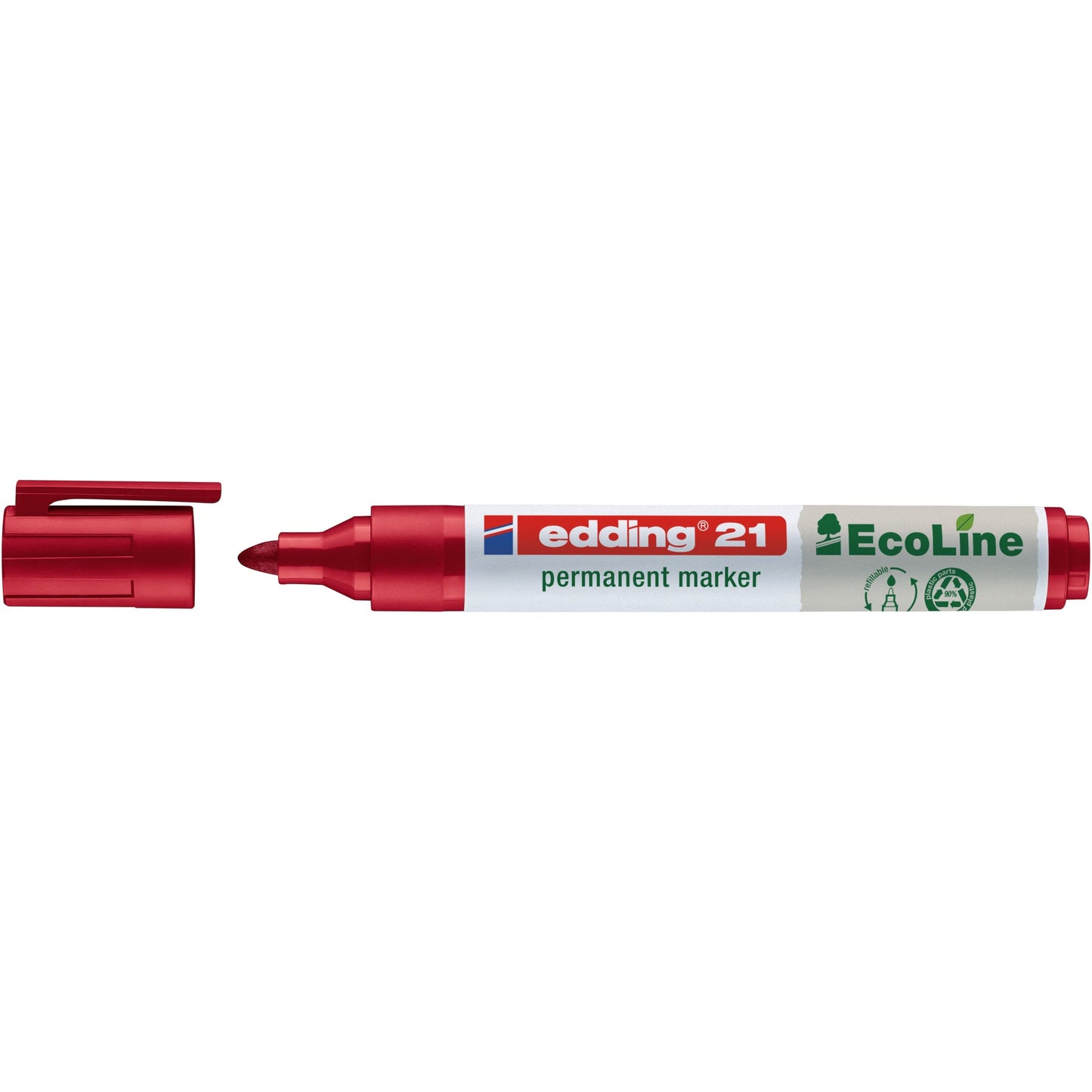edding Permanentmarker 21 EcoLine 1,5-3mm rot