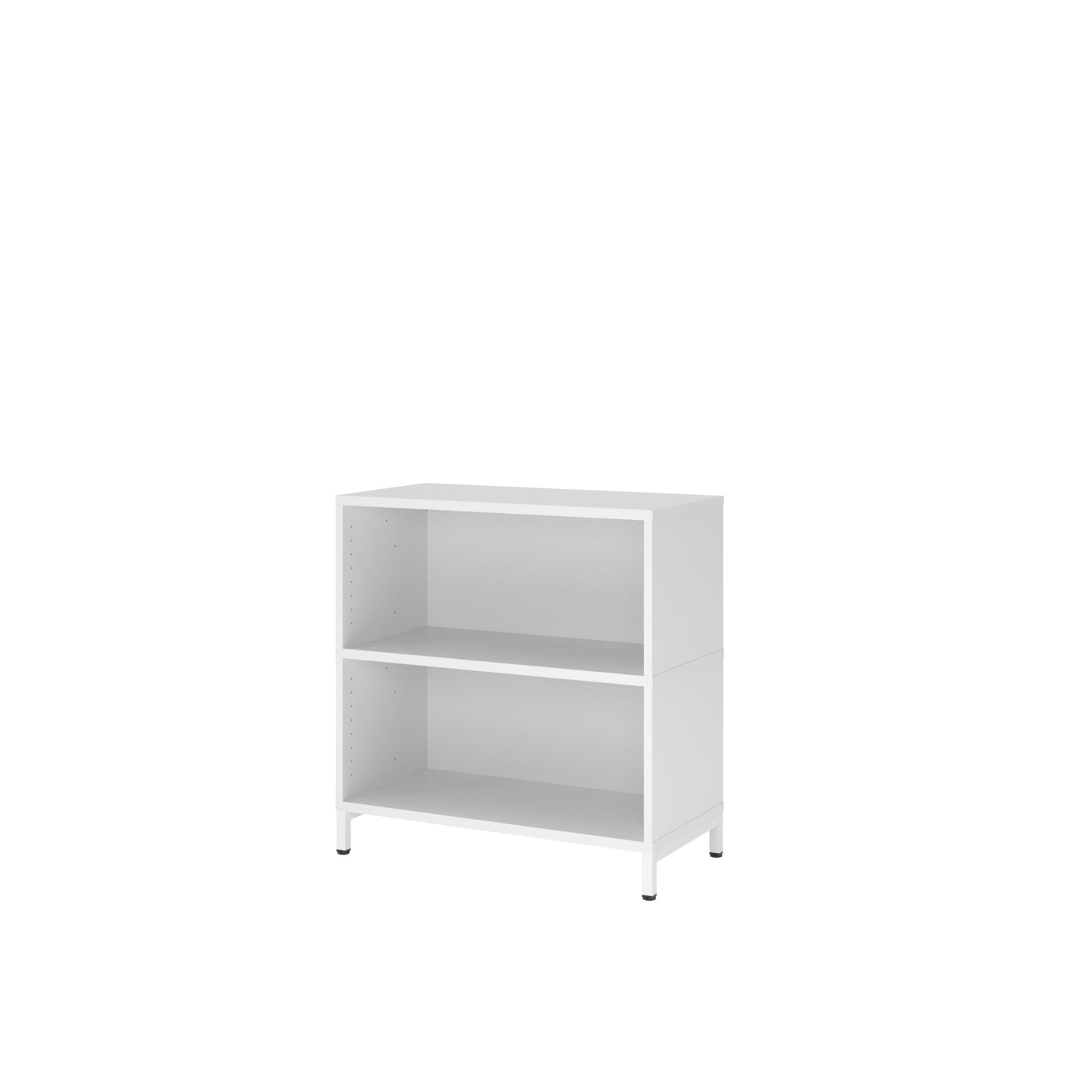 Hammerbacher Regal FlexWall 800 x 828 x 400 mm (B x H x T) 28kg Holz weiß