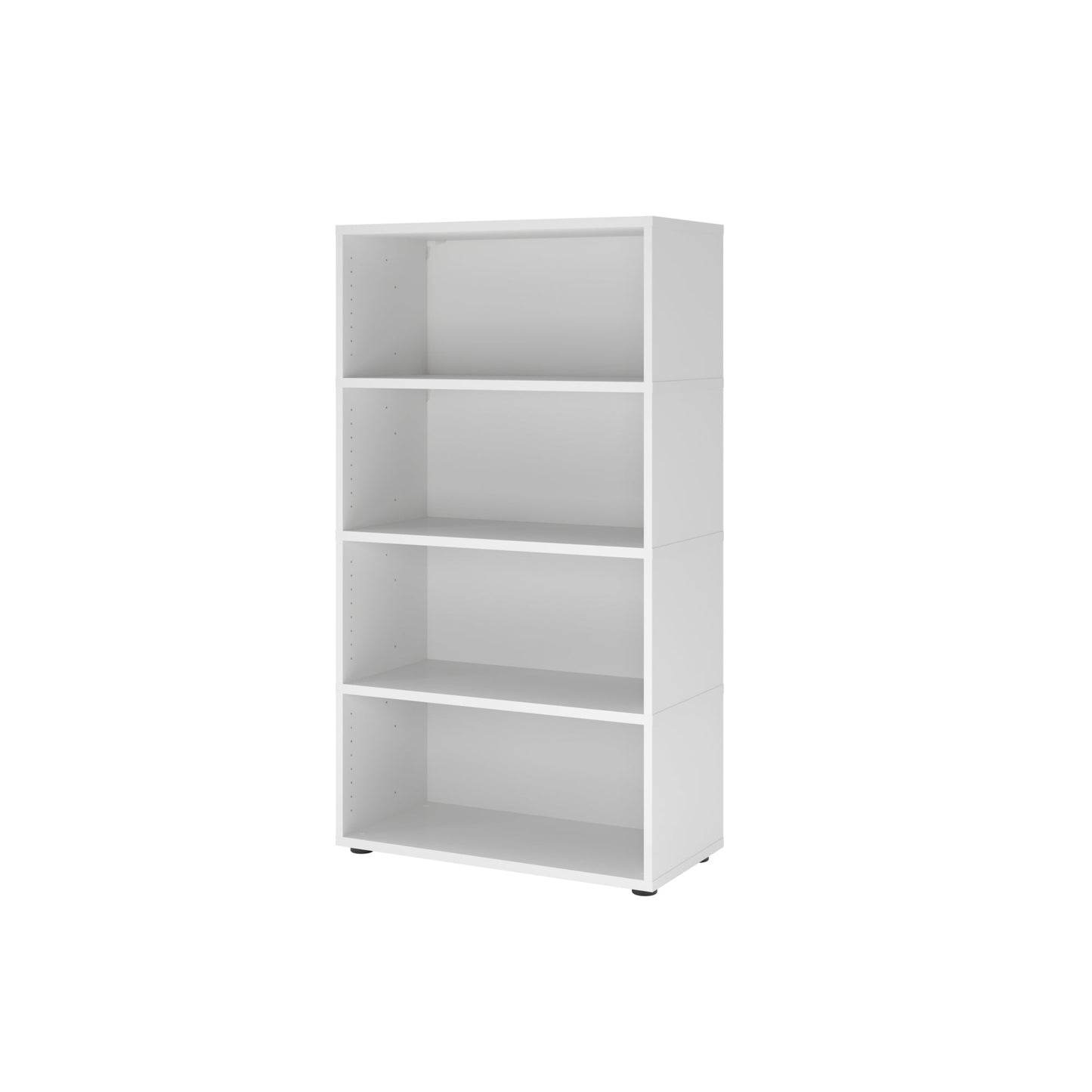 Hammerbacher Regal FlexWall 800 x 1.452 x 400 mm (B x H x T) 28kg Holz weiß