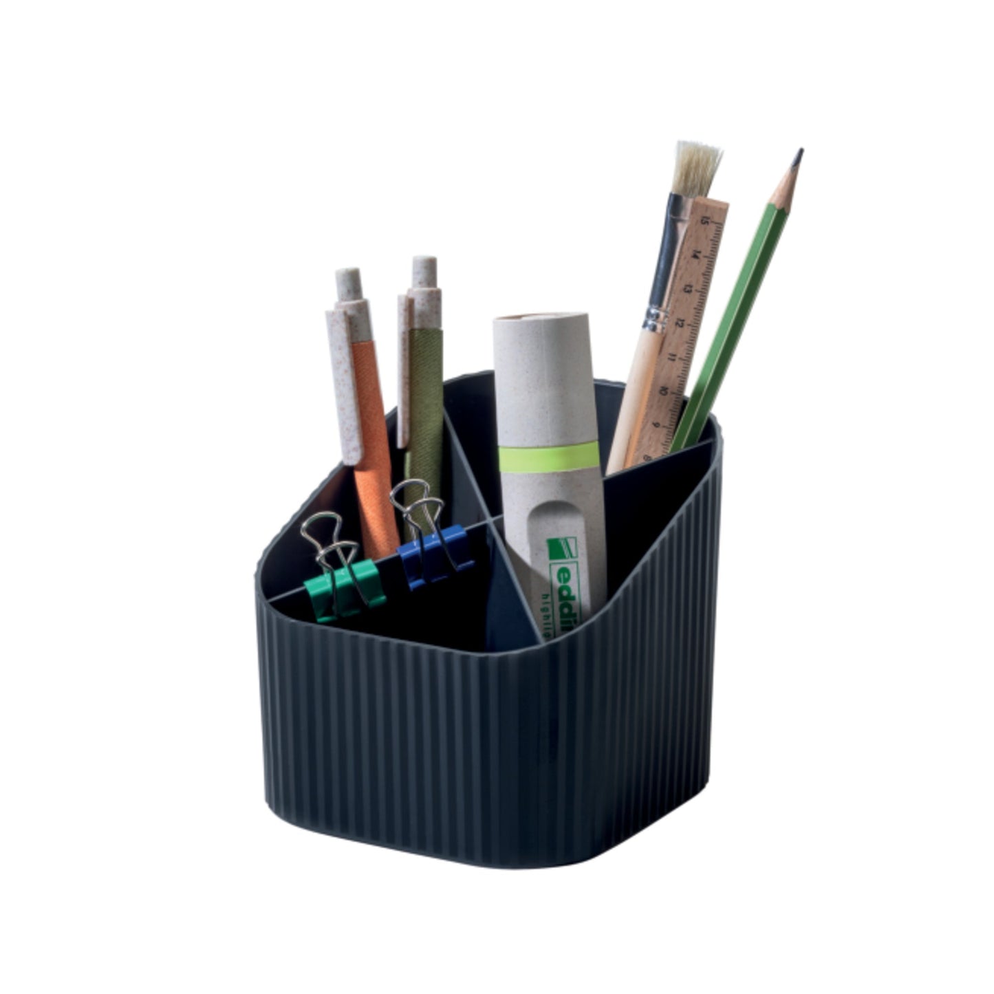 HAN Stifteköcher KARMA 11,1 x 10,5 x 11,1 cm (B x H x T) Kunststoff, 80-100 % Rezyklat öko-schwarz