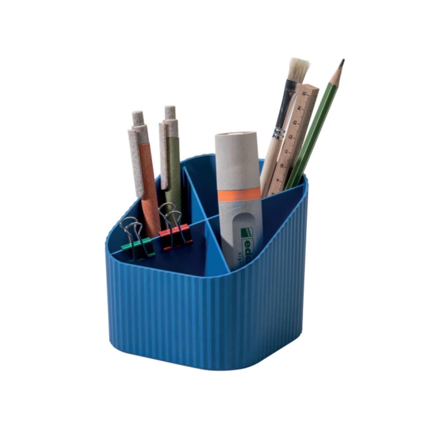 HAN Stifteköcher KARMA 11,1 x 10,5 x 11,1 cm (B x H x T) Kunststoff, 80-100 % Rezyklat öko-blau