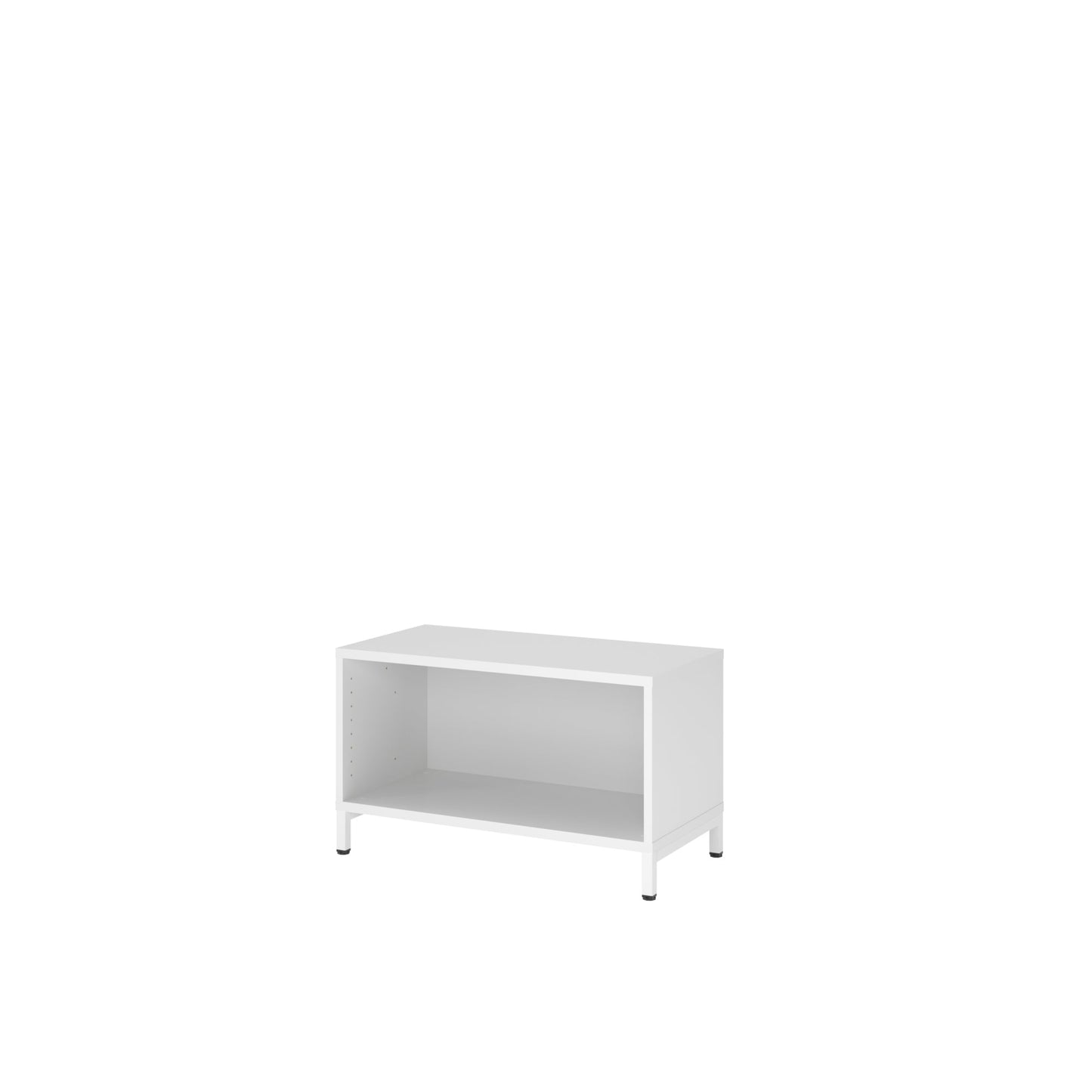 Hammerbacher Regal FlexWall 800 x 476 x 400 mm (B x H x T) 28kg Holz weiß