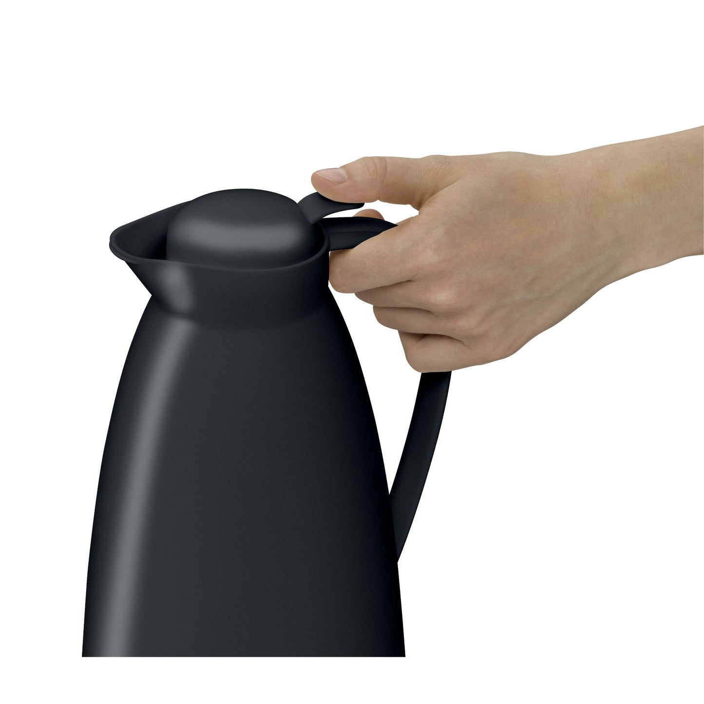 alfi Isolierkanne Eco 1l Kunststoff schwarz