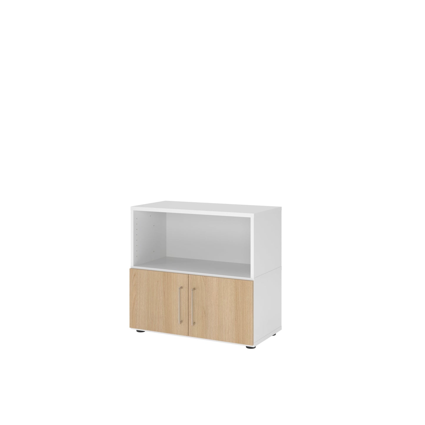 Hammerbacher Regalschrank FlexWall 800 x 748 x 417 mm (B x H x T) Flügeltür ohne Rollen Holz