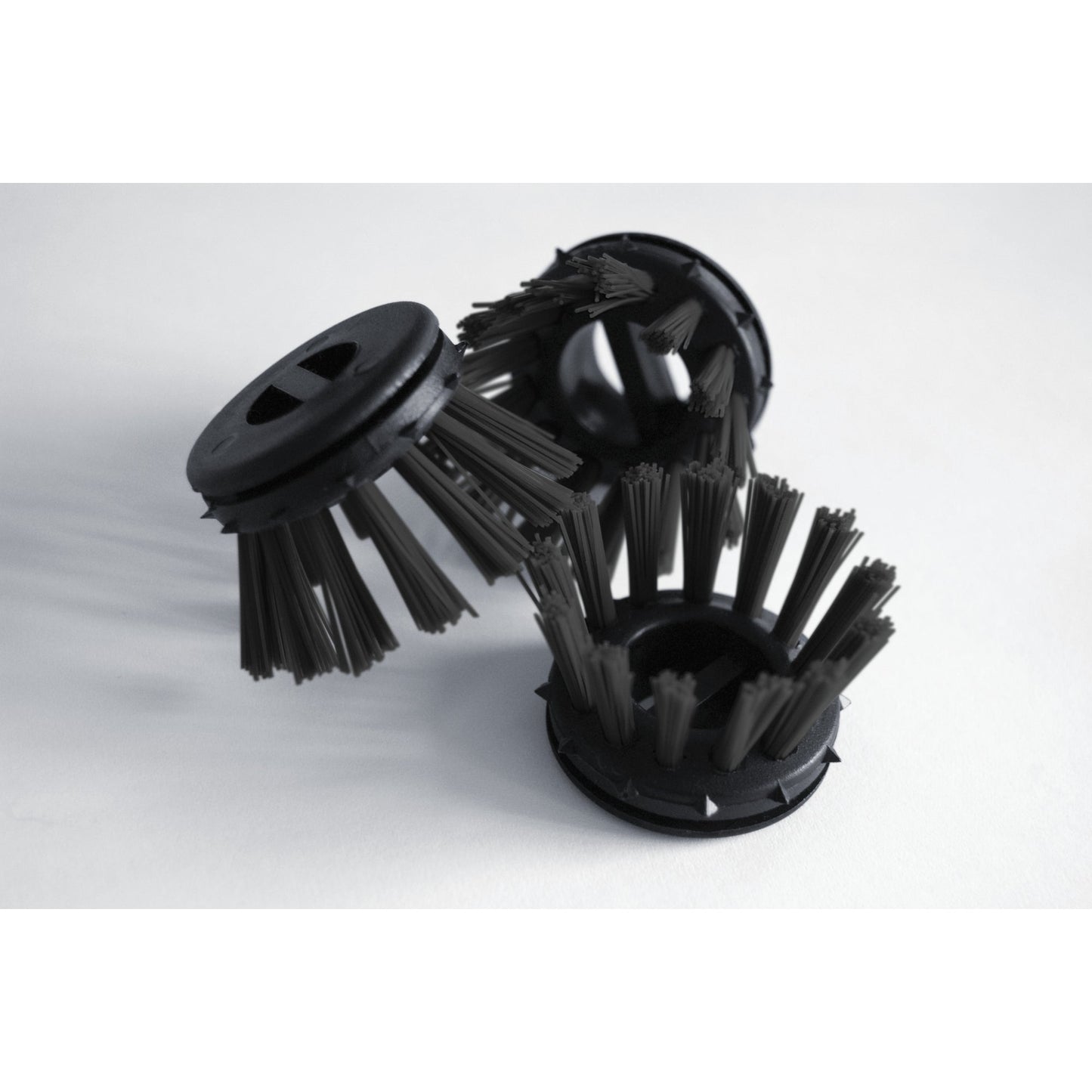 Miltex Bürsteneinsatz Ringgummimatte schwarz 10 St./Pack.