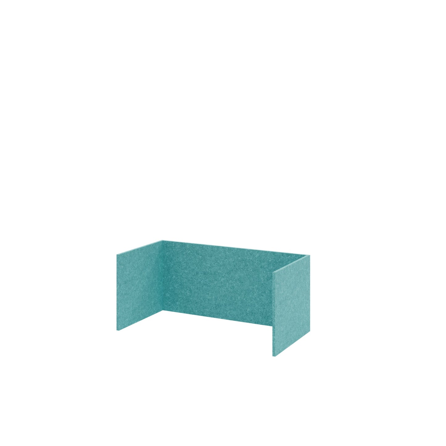 Hammerbacher Akustik Einhausung FlexWall Hammerbacher Regalsystem FlexWall 1 Ordnerhöhe 747 x 328 x 373 mm (B x H x T) Vlies türkis