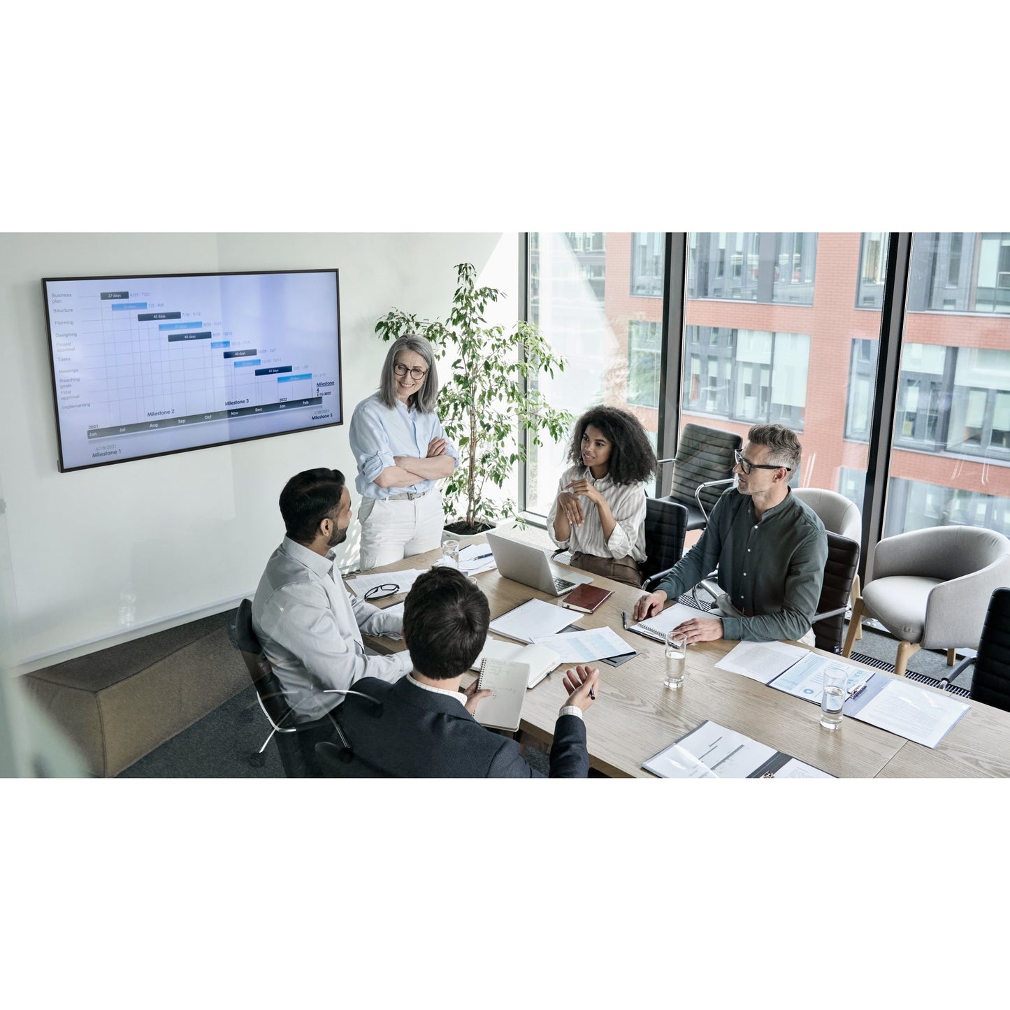 Legamaster Professionelles Display DISCOVER 2 DIS-6510 EU 165 cm (65") B 3.840 x 2.160 Pixel Dauerbetrieb möglich