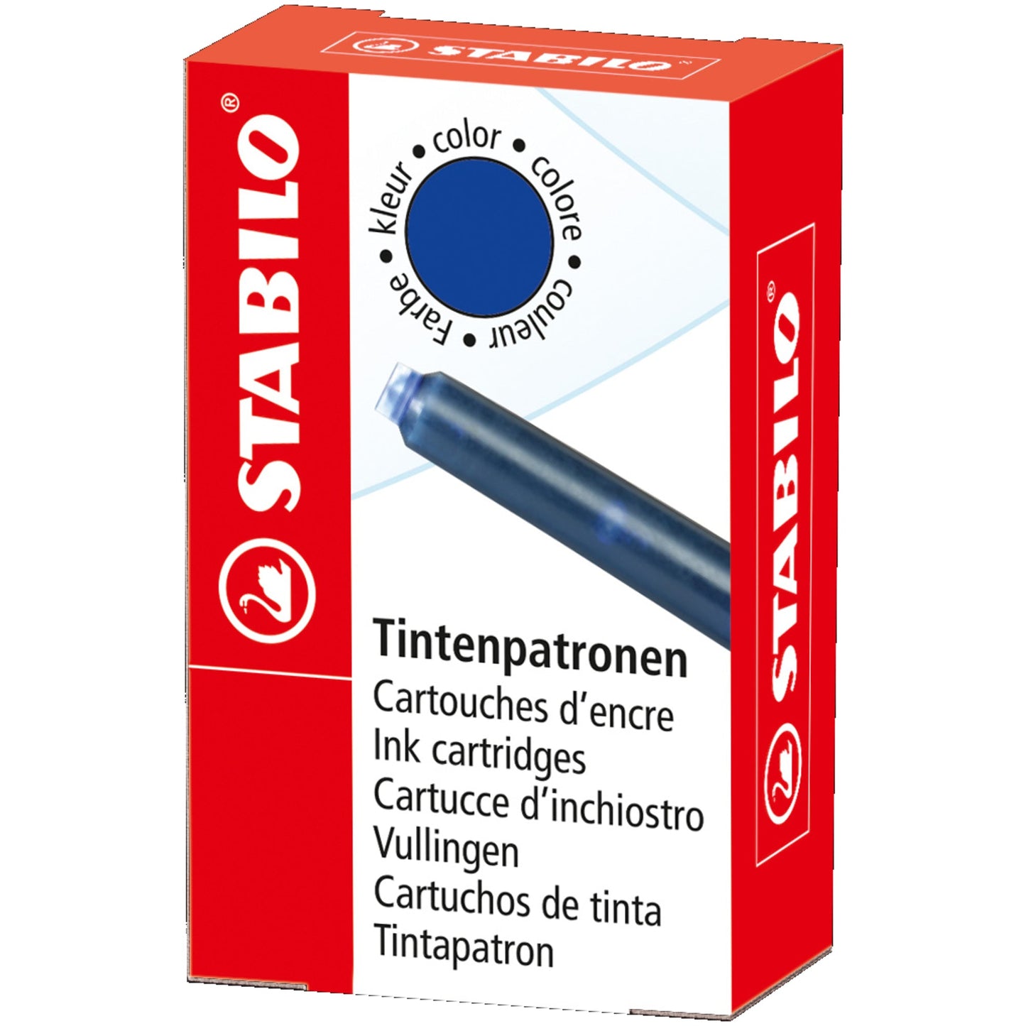 STABILO® Tintenpatrone beYou! Standardtintenpatrone löschbar königsblau 6 St./Pack.