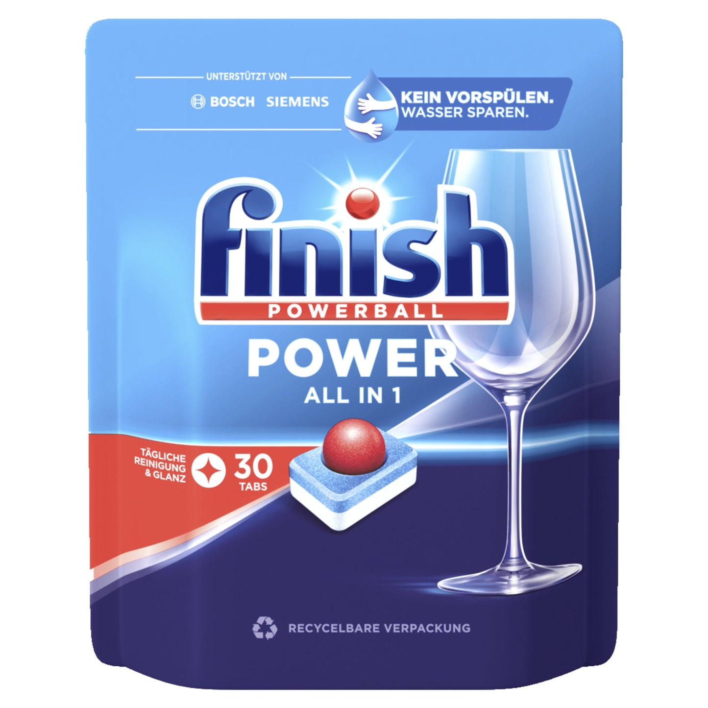 FINISH Spülmaschinentabs All in 1 Power 30 St./Pack.