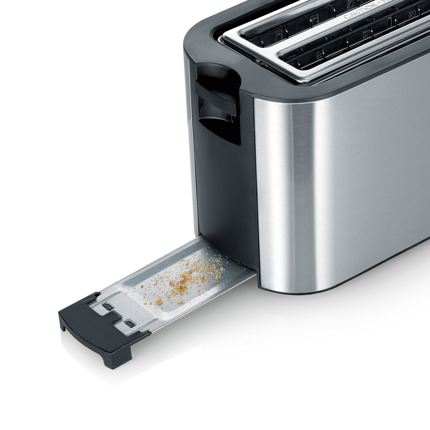SEVERIN Toaster TA 2590 38 x 19 x 18 cm (B x H x T) 1.400W 2 Toastkammern mit Brötchenaufsatz