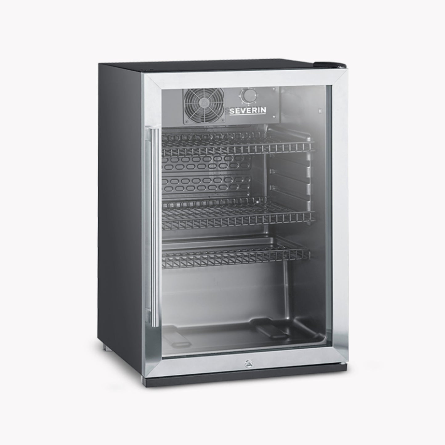 SEVERIN Kühlschrank FKS 8840 54,5 x 84 x 54 cm (B x H x T) C 358 kWh/Jahr 118l schwarz/silber