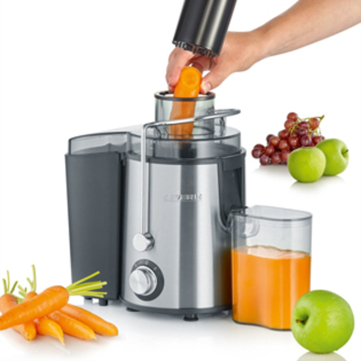 SEVERIN Entsafter ES 3566 Saftauffangbehälter: 0,5 l, Tresterbehälter: 1,5l 400W Kunststoff