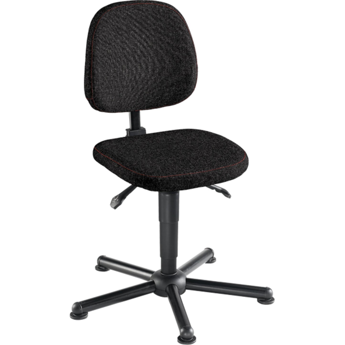 meychair Arbeitsdrehstuhl Workster Pro W19 XXL ca. 51-65cm Stahl, pulverbeschichtet schwarz