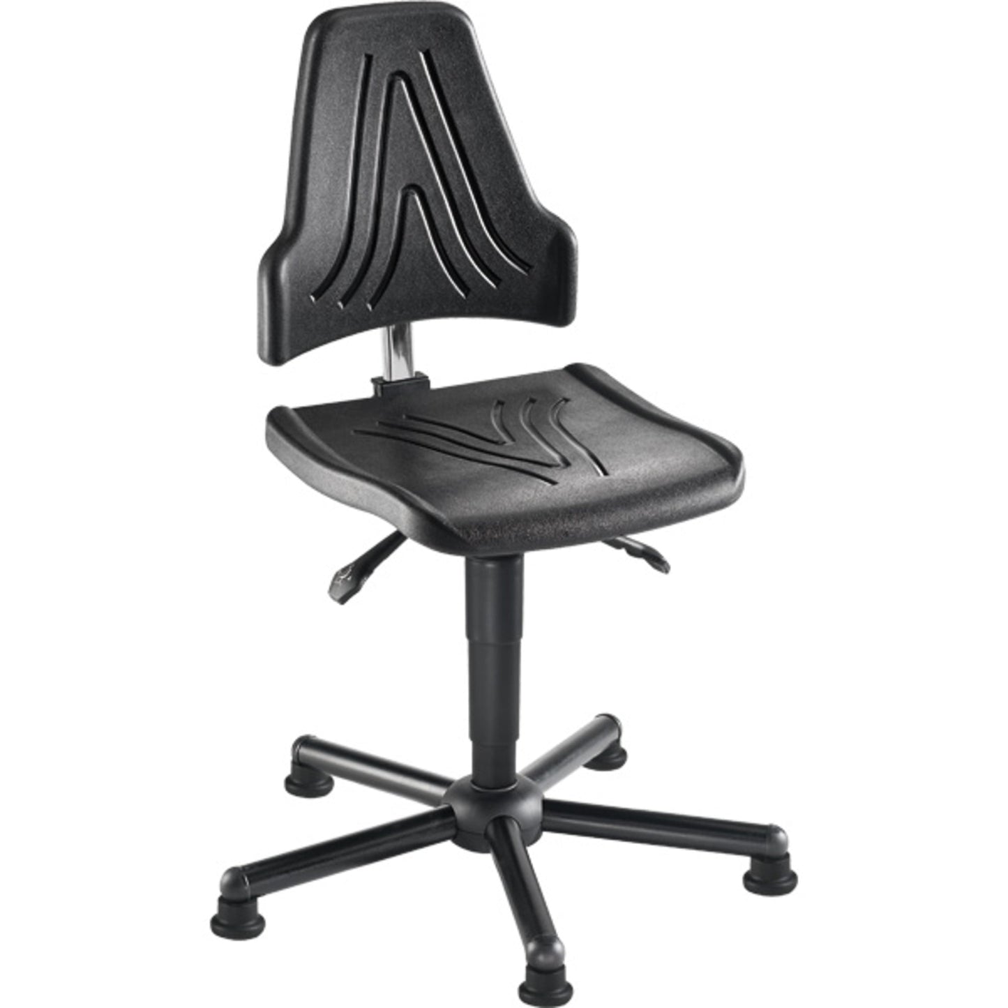 meychair Arbeitsdrehstuhl Workster Pro W19 XXL ca. 49-63cm Stahl, pulverbeschichtet schwarz