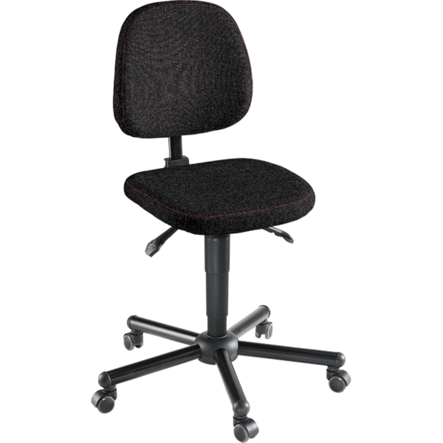 meychair Arbeitsdrehstuhl Workster Pro W19 XXL ca. 51-64cm Stahl, pulverbeschichtet schwarz
