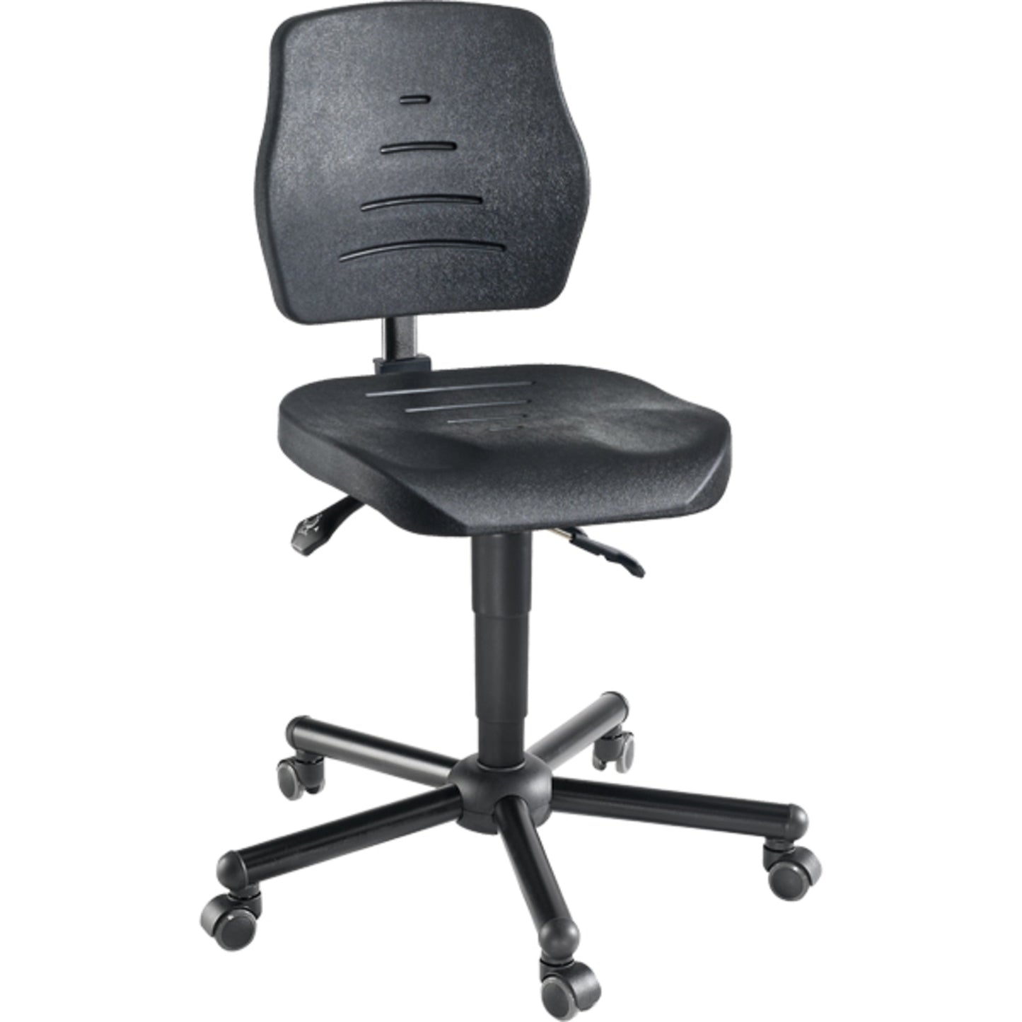 meychair Arbeitsdrehstuhl Workster Pro W15 XXL ca. 51-63cm Stahl, pulverbeschichtet schwarz