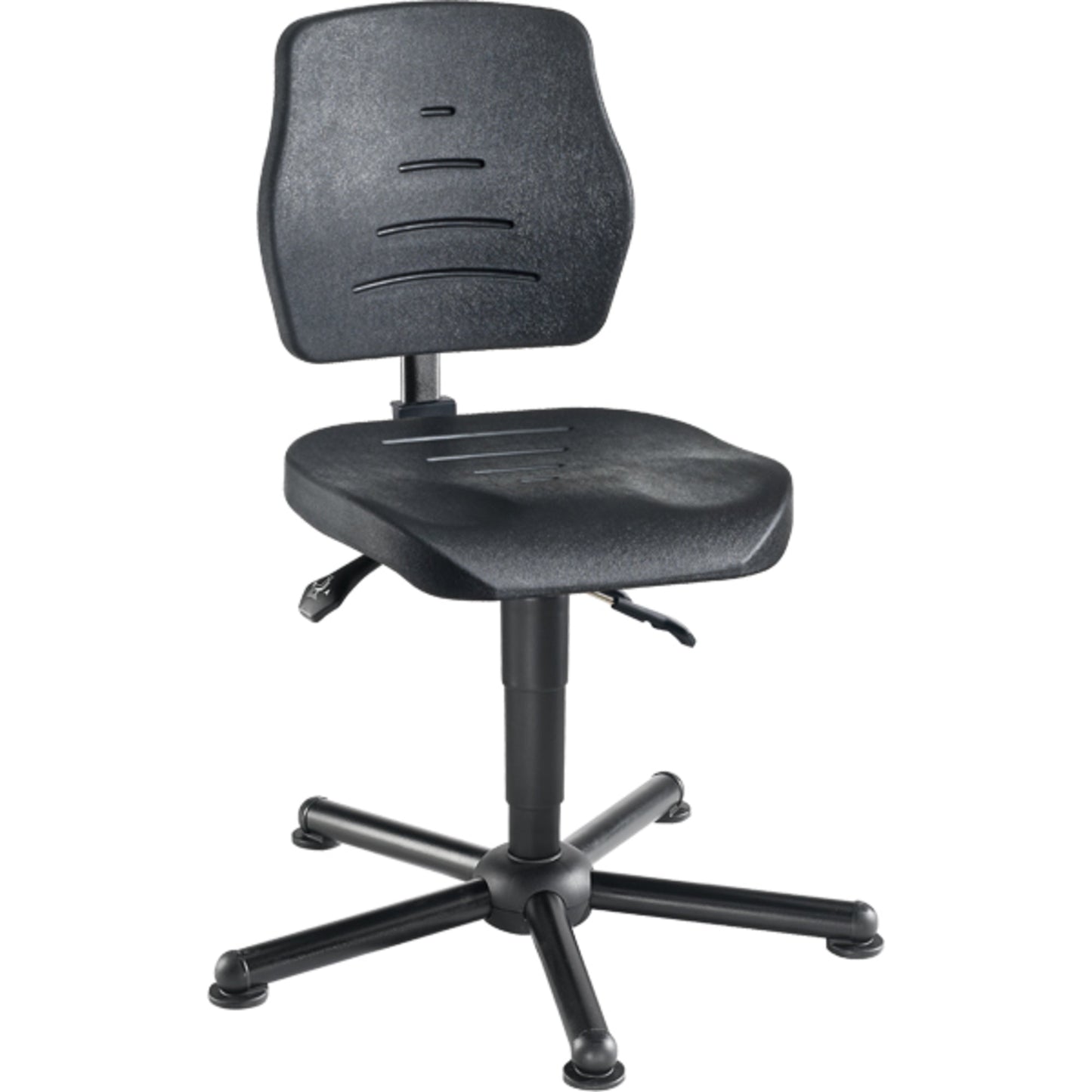 meychair Arbeitsdrehstuhl Workster Pro W15 XXL ca. 50-64cm Stahl, pulverbeschichtet schwarz
