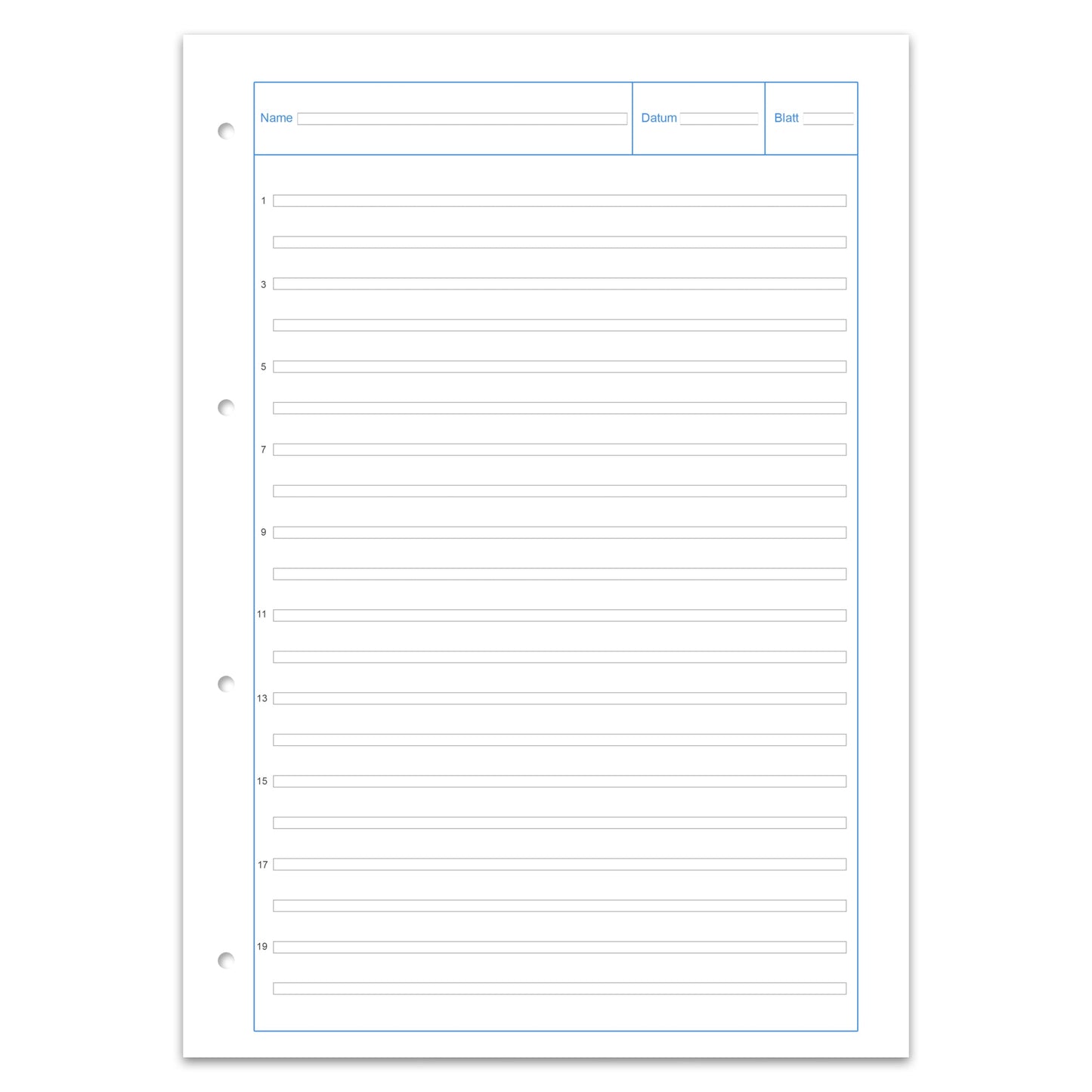 Staufen Arbeitsblock Style DIN A4 liniert 80g/m² 50 Bl.