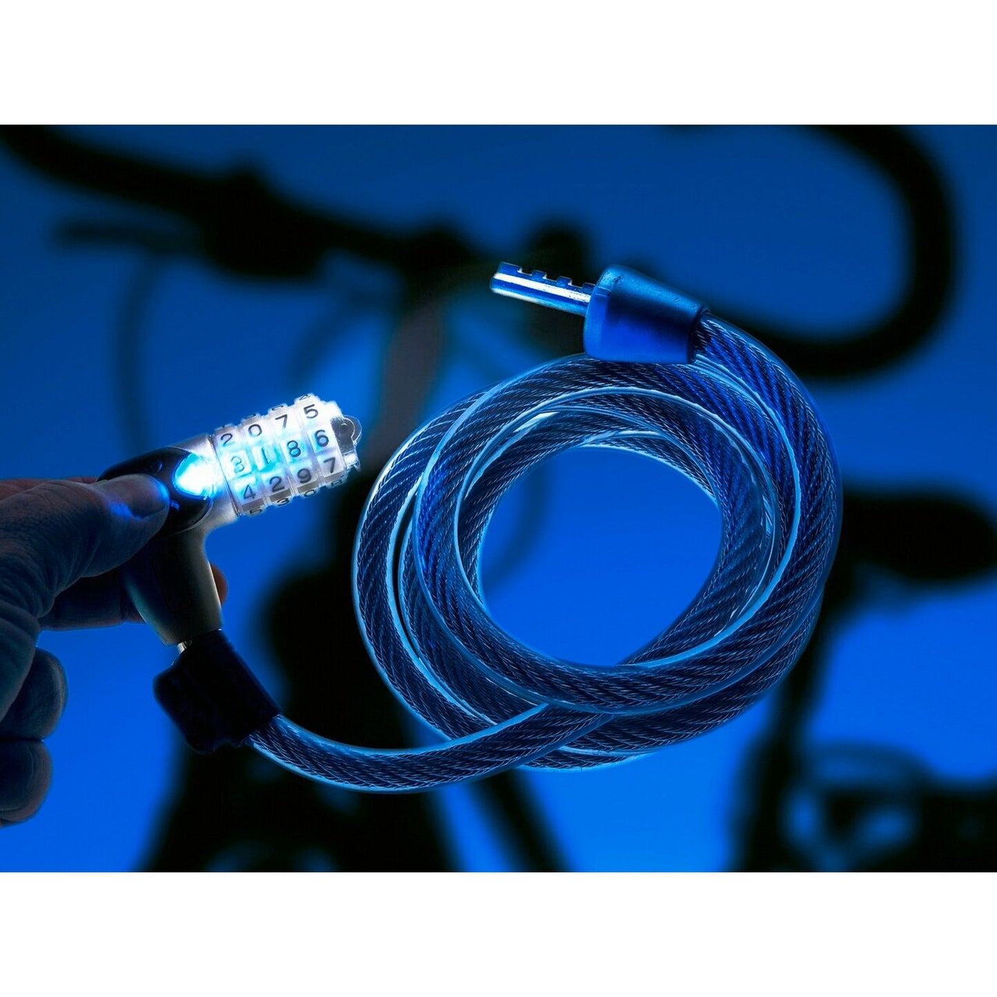 BURG-WÄCHTER Diebstahlschutz 230 180 L Zahlen-Seilschloss 1.800mm 12mm Stahl farbig sortiert (freie Farbauswahl nicht möglich)