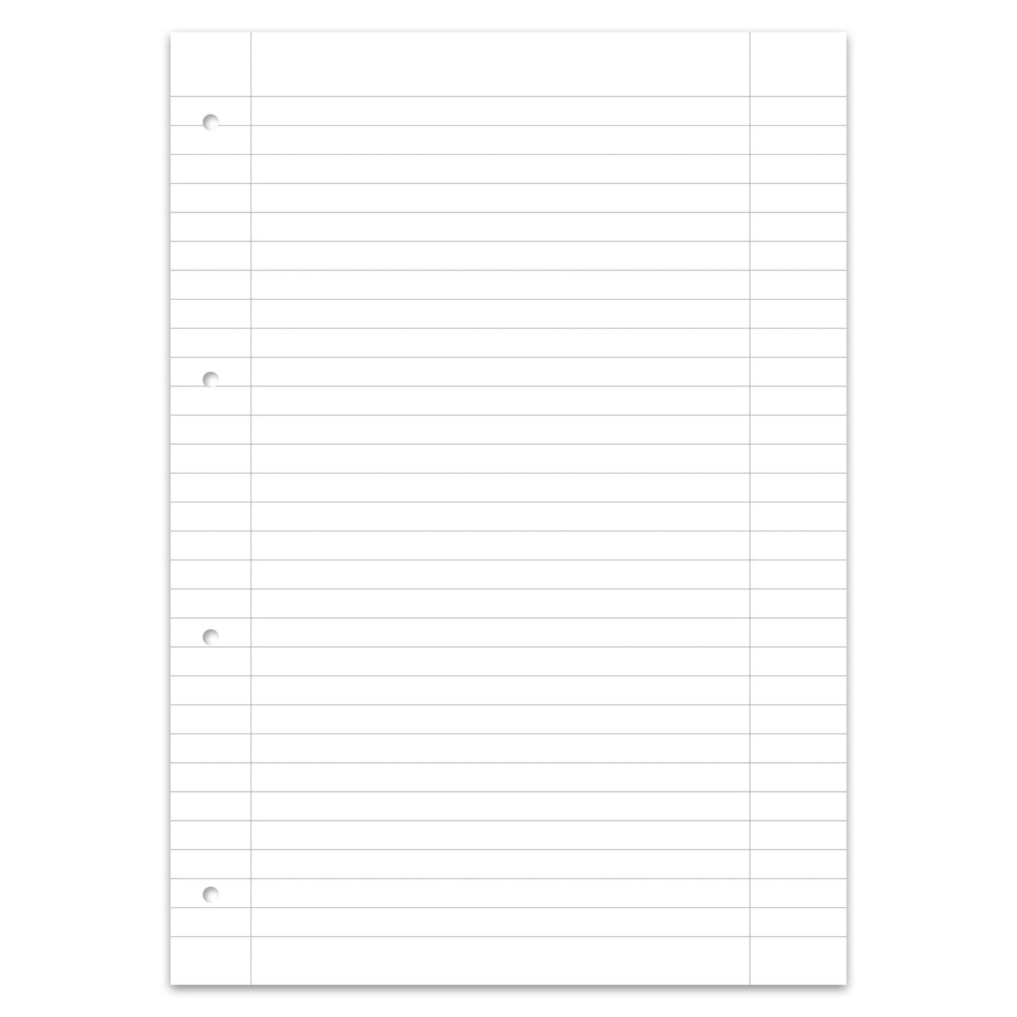 Staufen Schulblock Style DIN A4 liniert mit Rand innen/außen 70g/m²