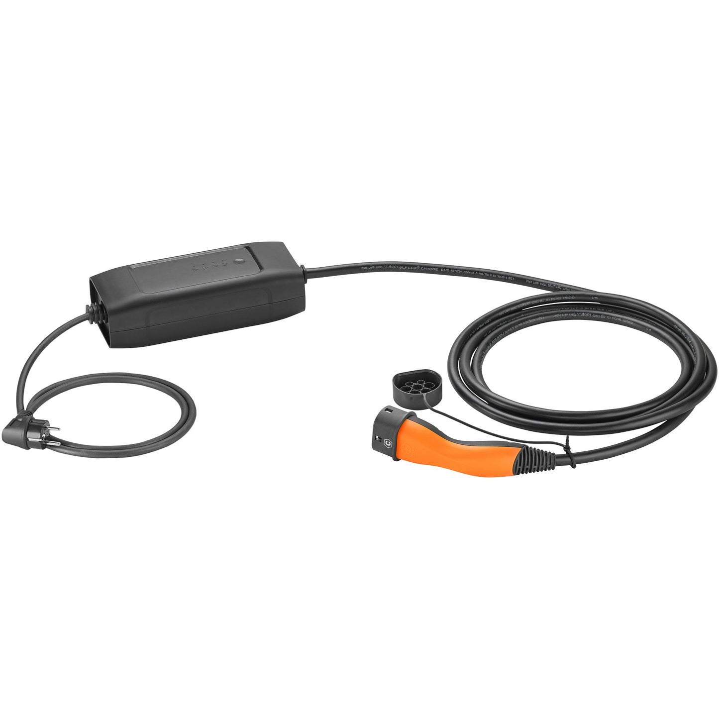 LAPP Mobile Ladestation Elektroauto Basic Plug-in-Hybrid (PHEV) und batterieelektrische Fahrzeuge (BEV) Abdeckkappe (Kupplung) Typ 2 Kupplung/Schuko-Stecker 2,3 kW 6m