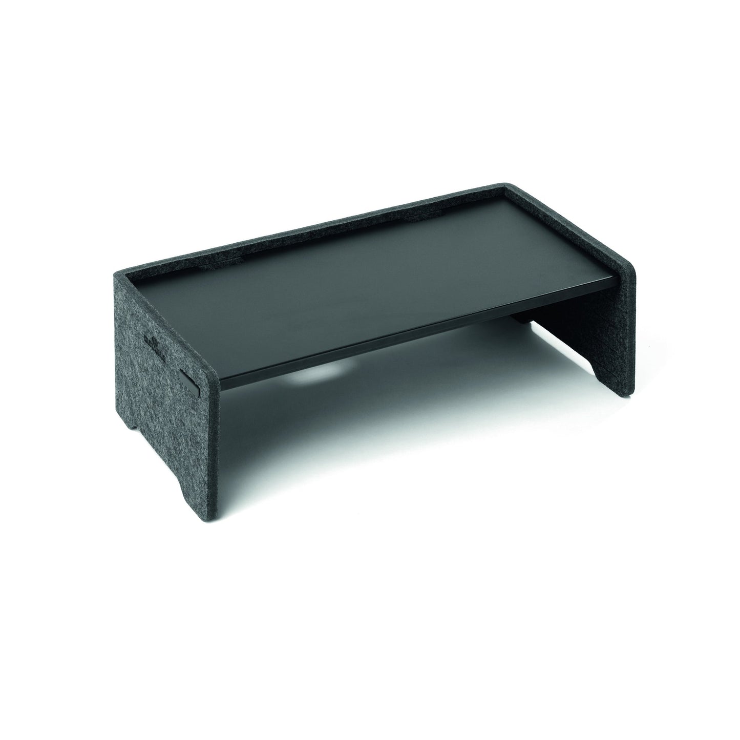 DURABLE Monitorständer EFFECT 49,6 x 16,2 x 26 cm (B x H x T) 10kg höhenverstellbar PET-Filz, 60 % recycelt/Stahl, pulverbeschichtet anthrazit