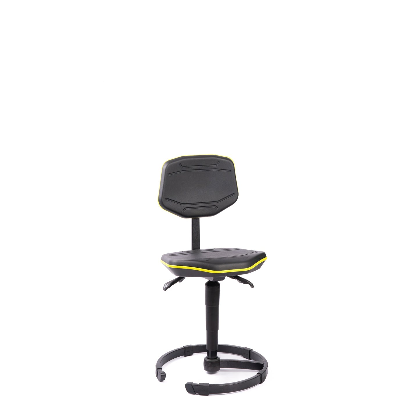 meychair Arbeitsdrehstuhl Pro+ W30 ca. 44,5-58,5cm Stahl schwarz/gelb