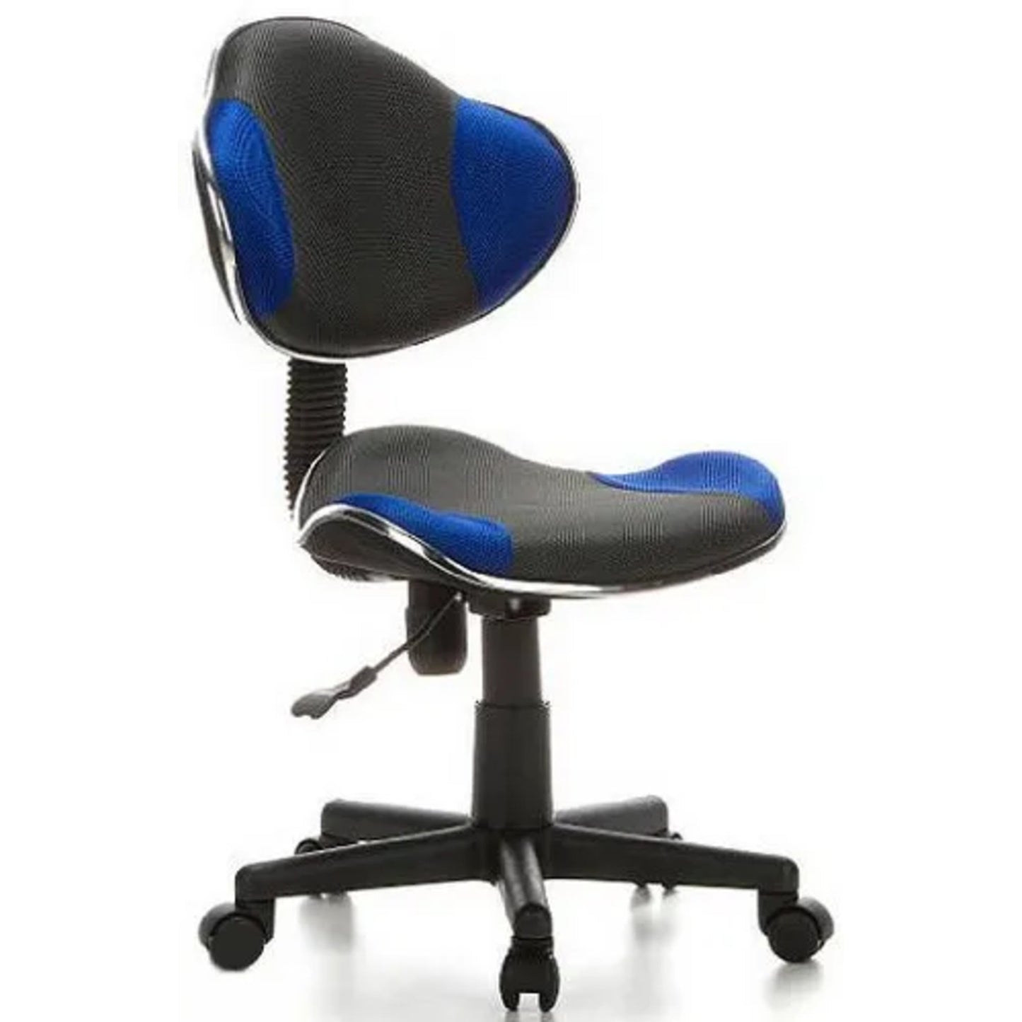 hjh OFFICE Kinderdrehstuhl KIDDY GTI-2 Rolle hart gebremst (für Teppichboden) Kunststoff grau/blau