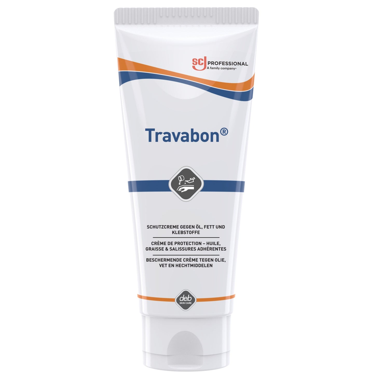 SC Johnson PROFESSIONAL Hautschutzcreme Travabon® parfümiert 5,5 fettfrei silikonfrei Tube Kunststoff 0,1l