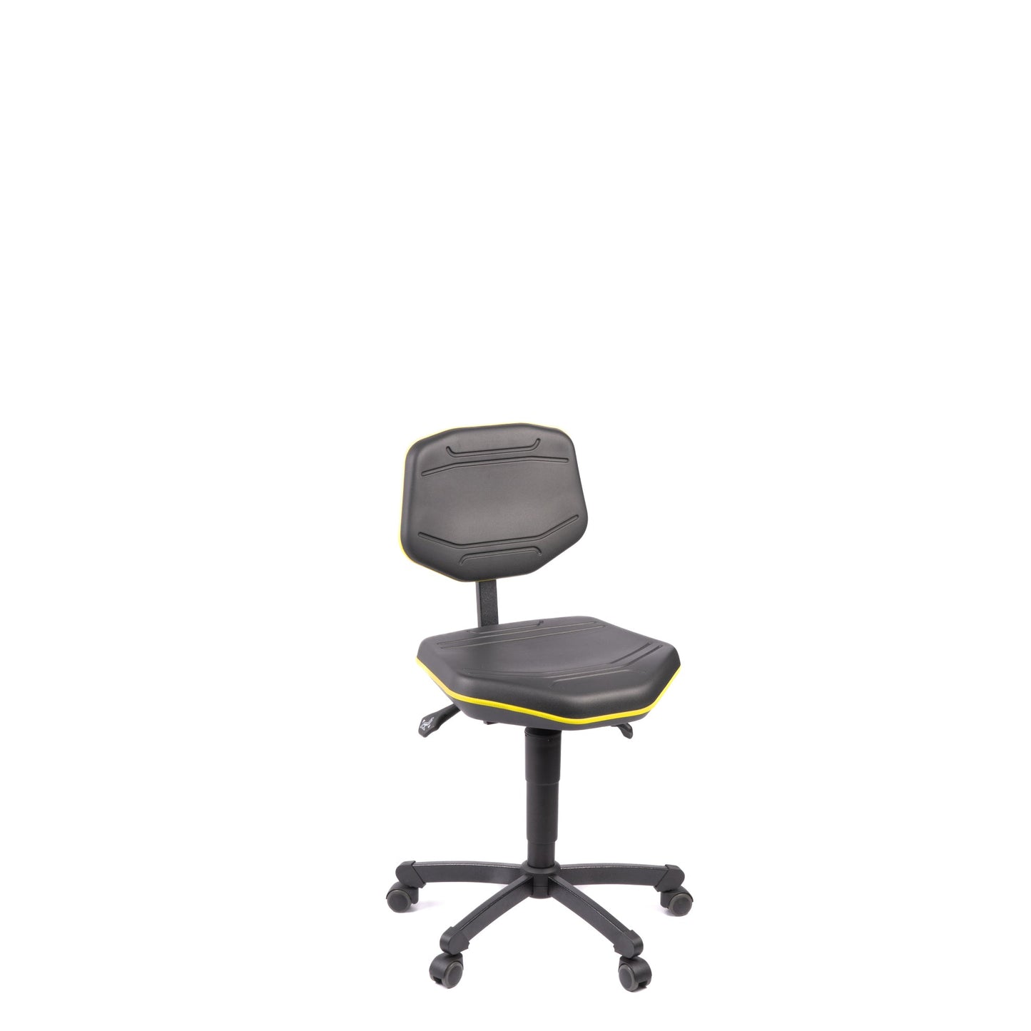 meychair Arbeitsdrehstuhl Pro+ W30 ca. 51,5-65,5cm Stahl schwarz/gelb