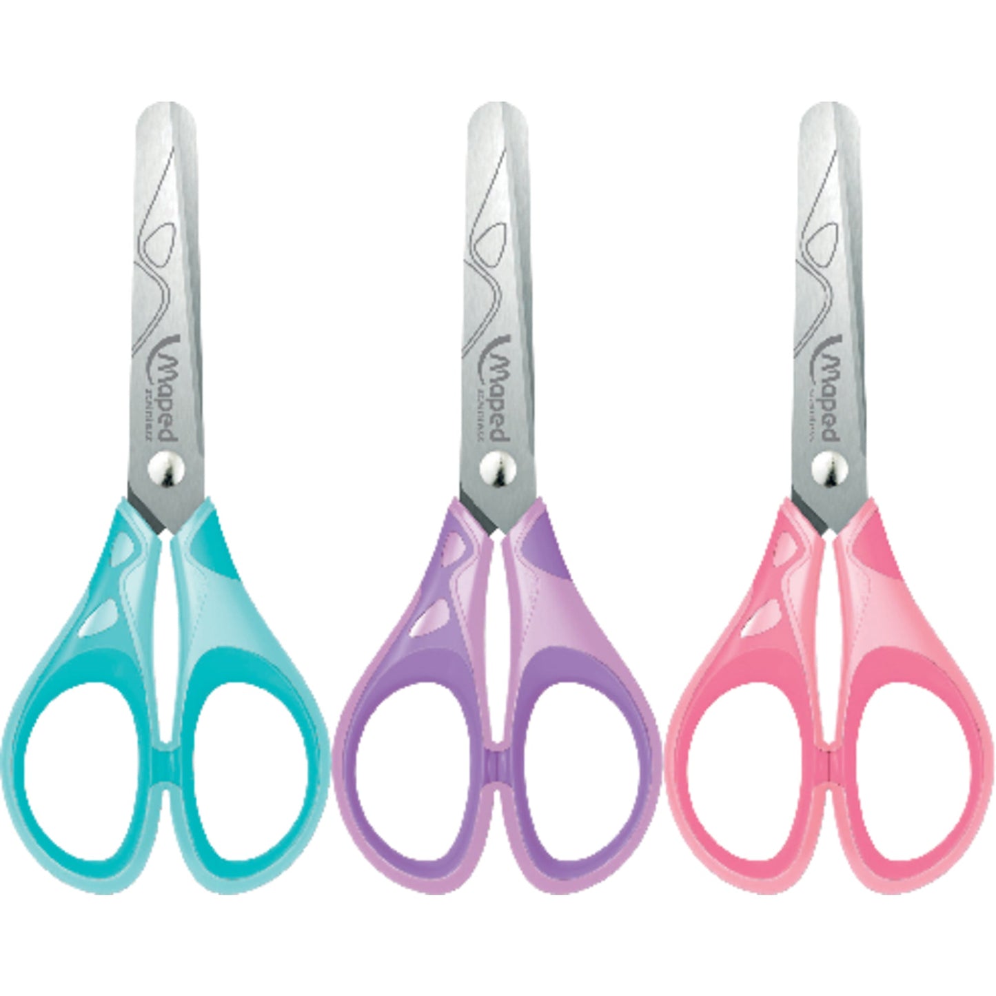 Maped Bastelschere ESSENTIALS SOFT PASTELL 130mm Stahl farbig sortiert (freie Farbauswahl nicht möglich)