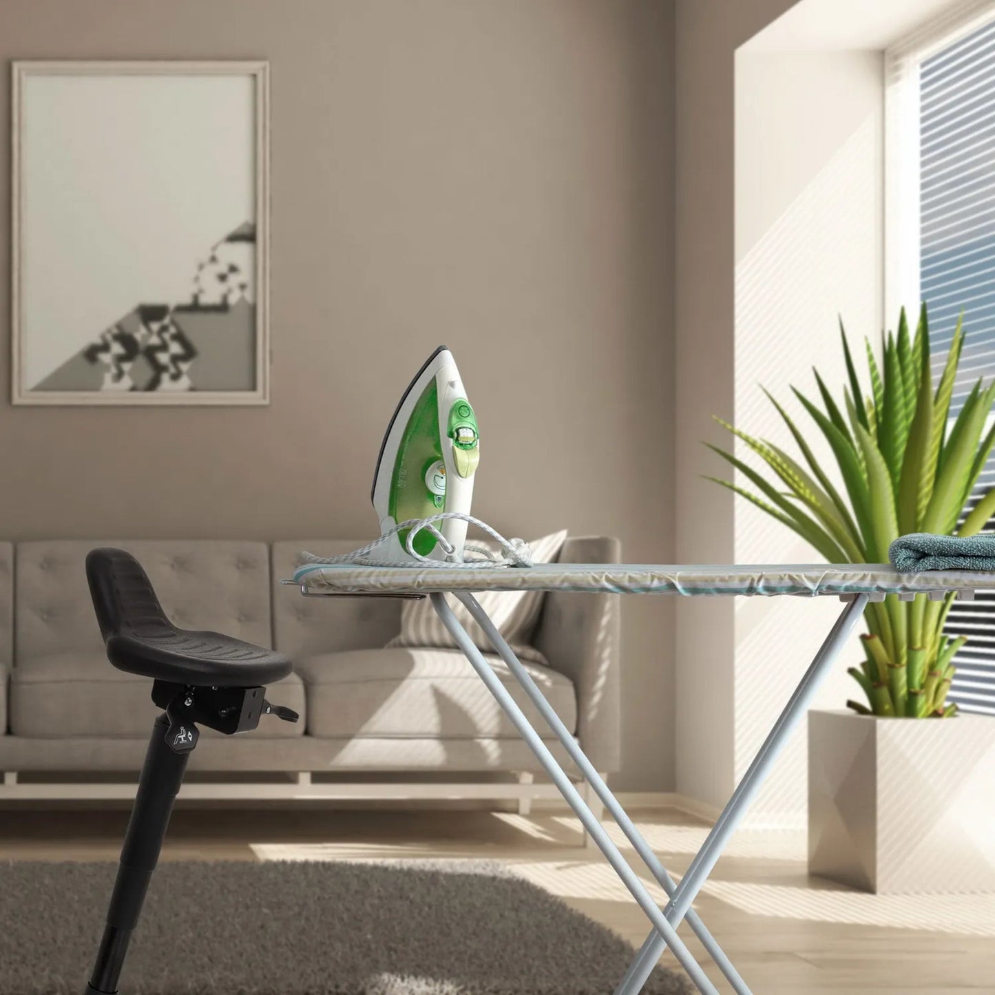 hjh OFFICE Stehhilfe TOP WORK 34 56 x 60-76 x 47 cm (B x H x T) 8,4kg