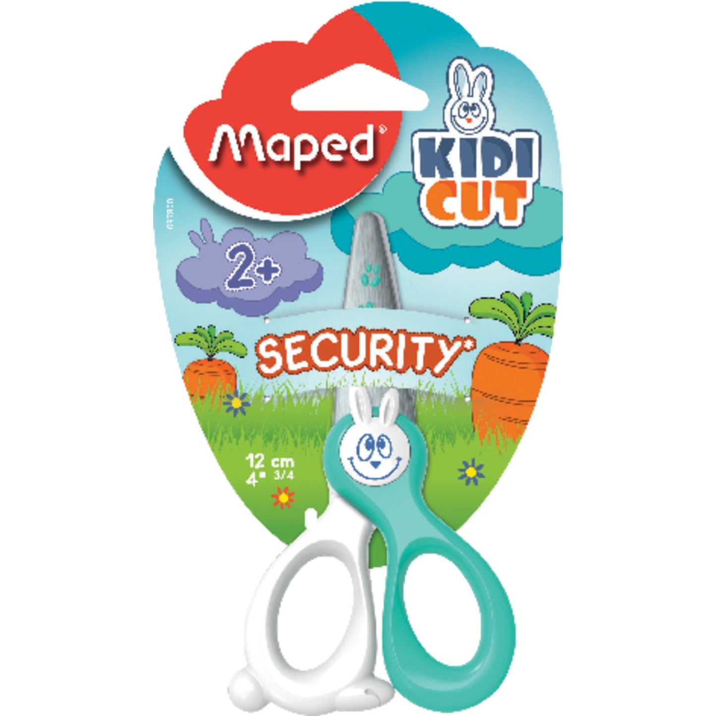 Maped Bastelschere KidiCut 120mm Glasfaser grün