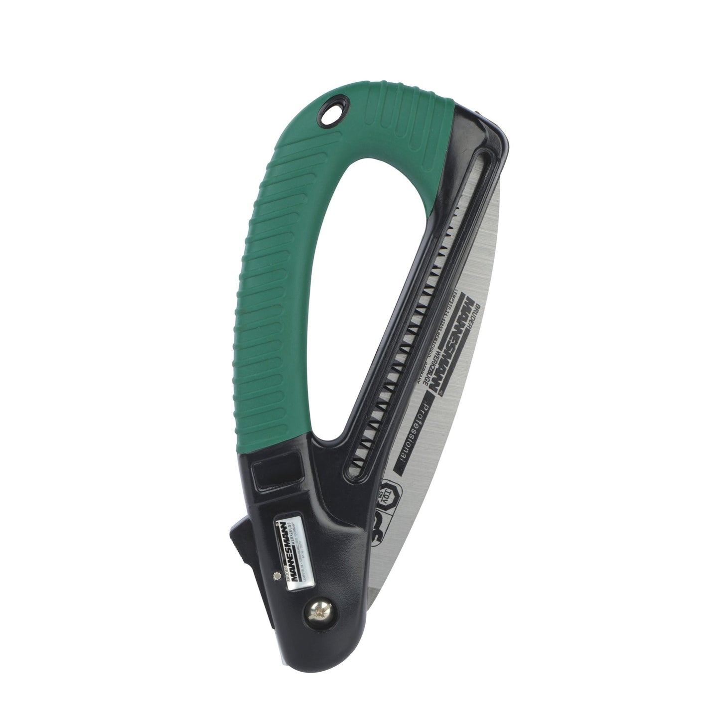 BRÜDER MANNESMANN Säge Klappsäge 180mm Werkzeugstahl, gehärtet grün/schwarz
