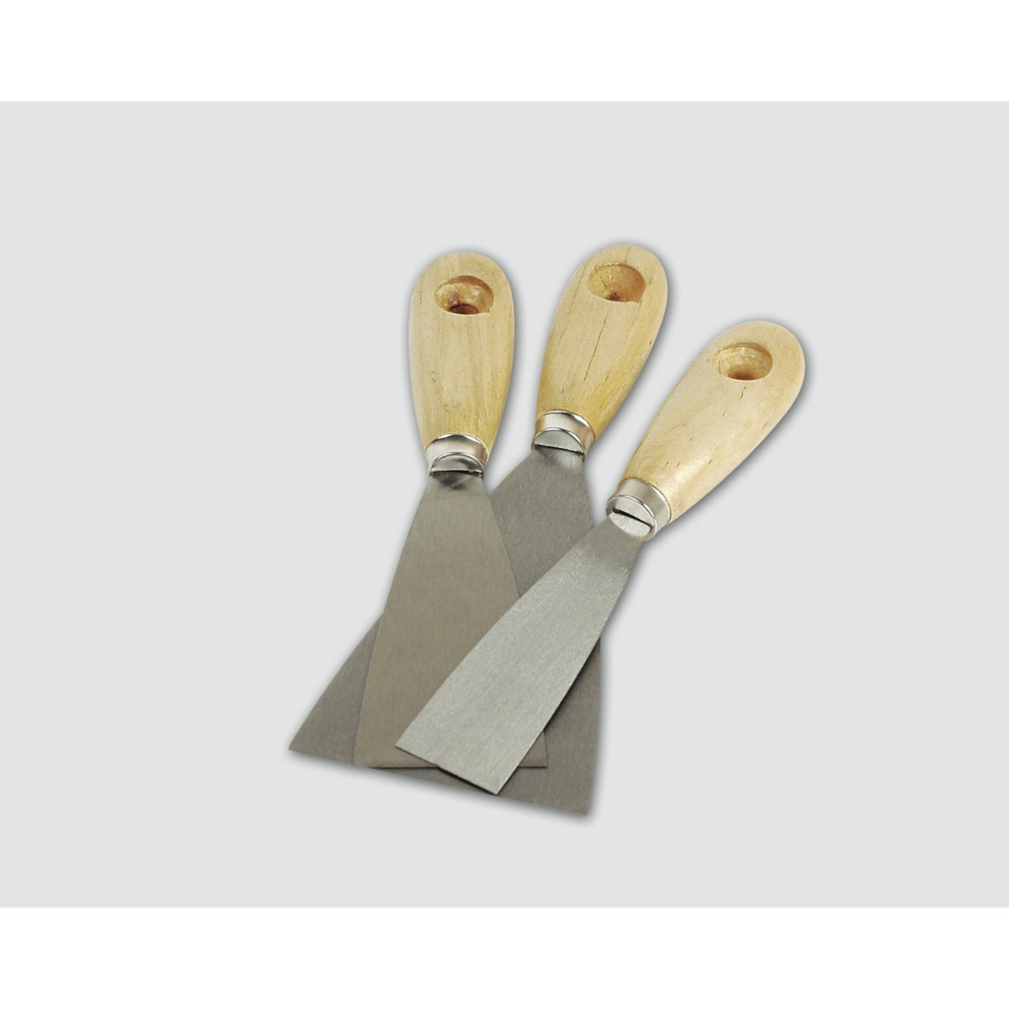 BRÜDER MANNESMANN Spachtel 30, 50, 80mm Edelstahl 3 St./Pack.