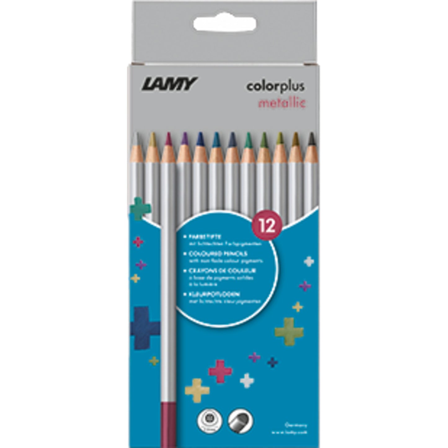 Lamy Buntstift colorplus metallic farbig sortiert 12 St./Pack.