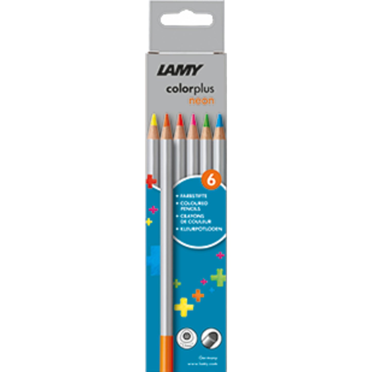 Lamy Buntstift colorplus neon farbig sortiert 6 St./Pack.